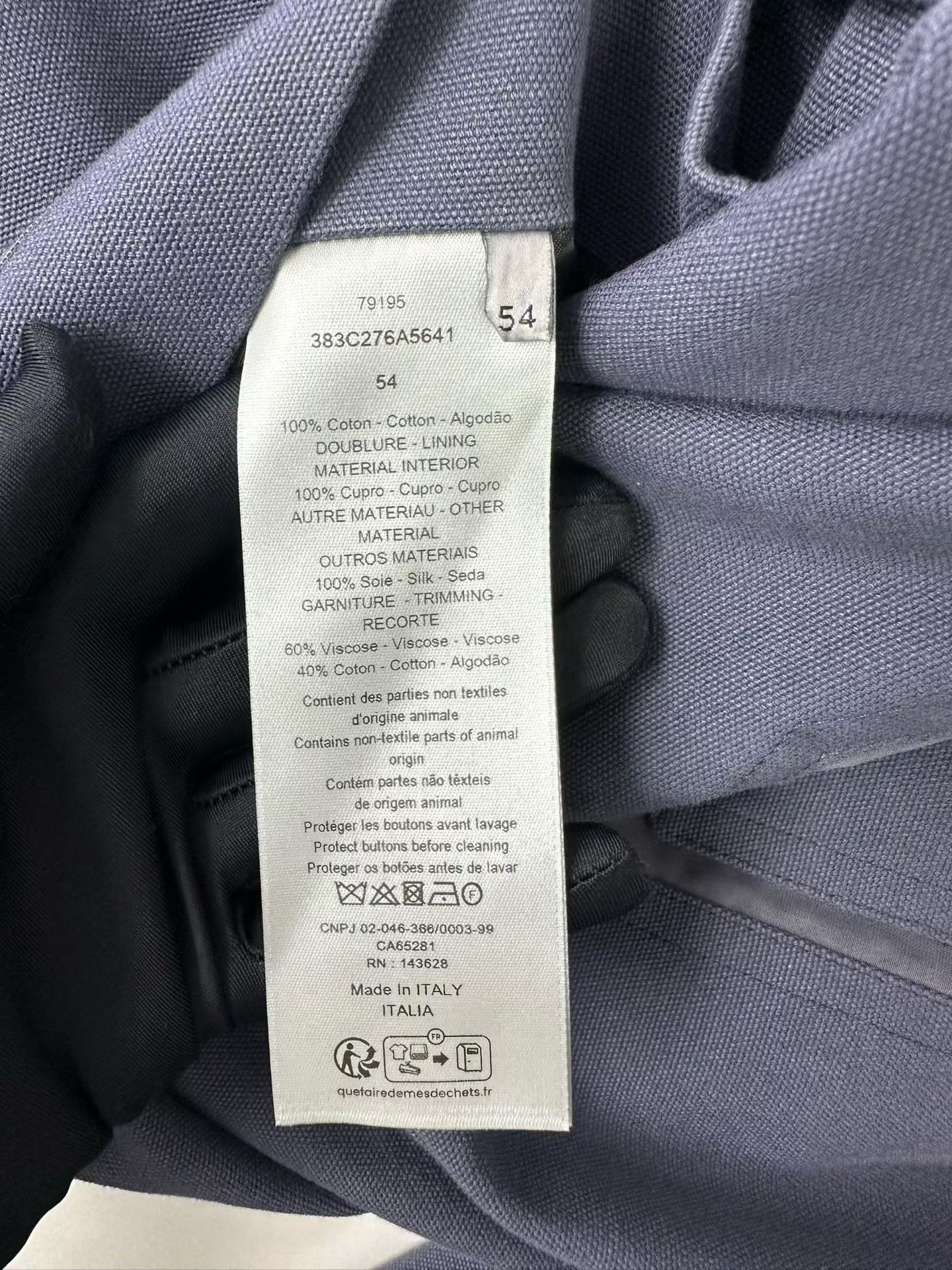 Dior Dior Buckle Strap Gardening Blazer 44R Size 44R - 5 Thumbnail