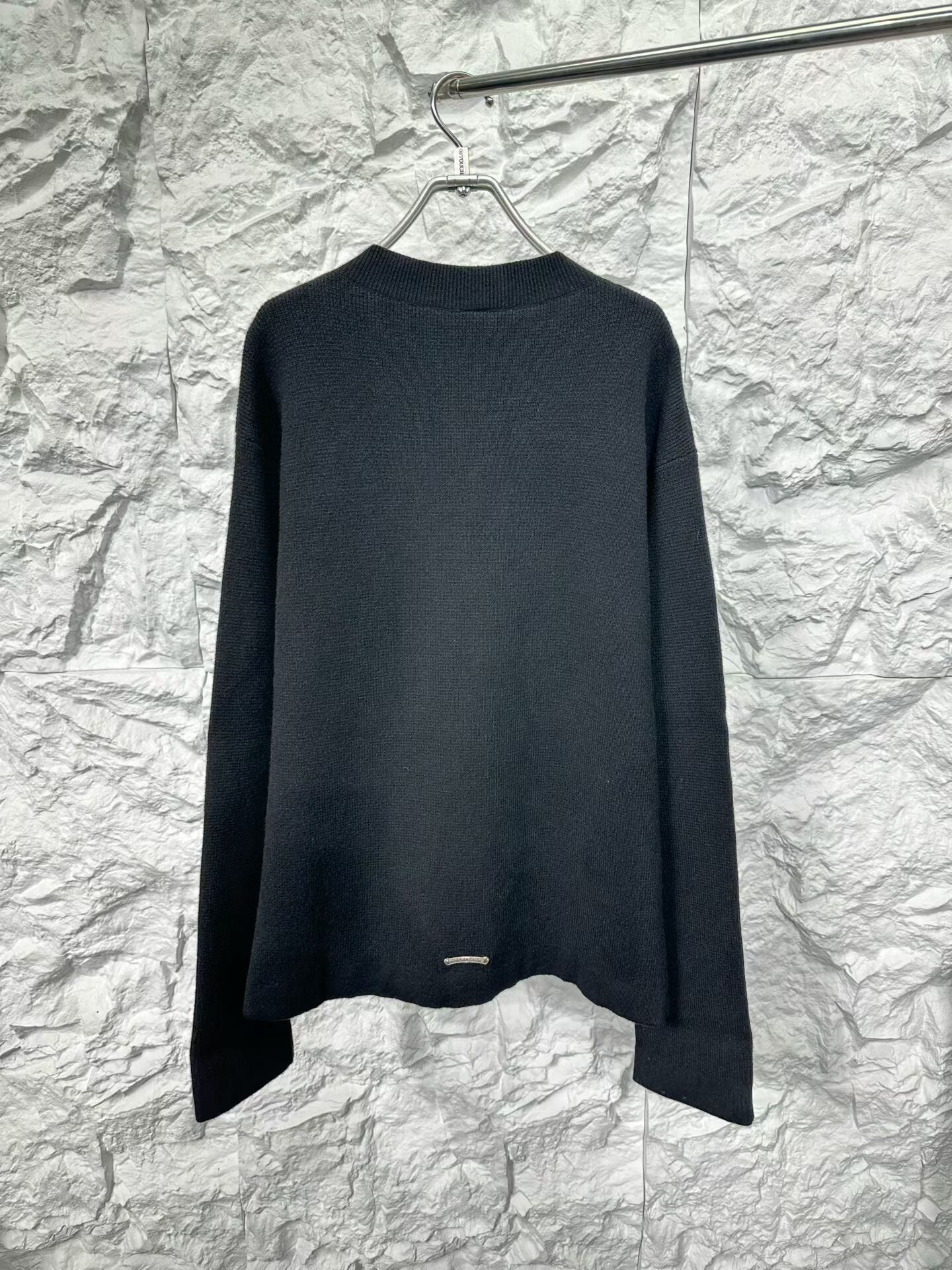 Chrome Hearts Chrome Hearts Embroidered Cashmere Sweater L Size US L / EU 52-54 / 3 - 3 Thumbnail