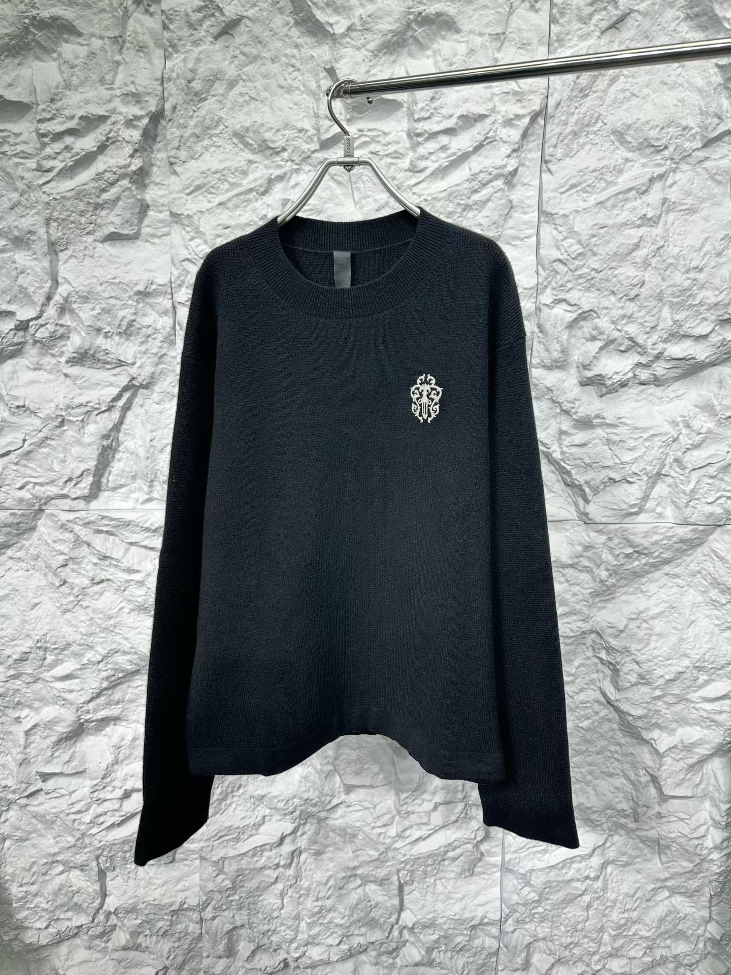Chrome Hearts Chrome Hearts Embroidered Cashmere Sweater L Size US L / EU 52-54 / 3 - 2 Thumbnail