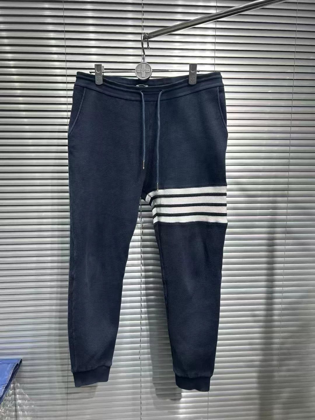 Thom Browne Thom Browne 4-Bar Waffle Knit Sweatpants Size 4 Size US 36 / EU 52 - 2 Thumbnail