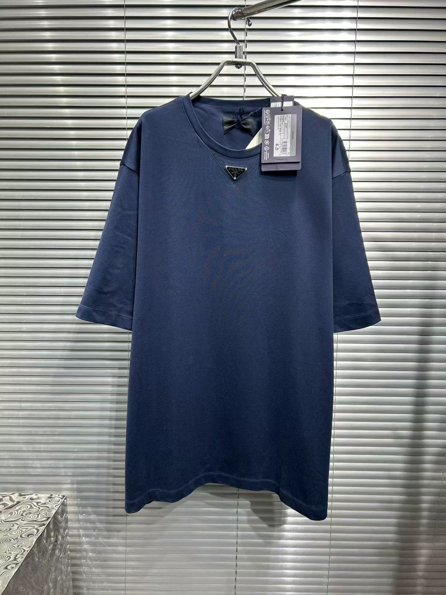 Prada Prada Triangle Logo Interlock T-Shirt XXL Size US XXL / EU 58 / 5 - 2 Thumbnail