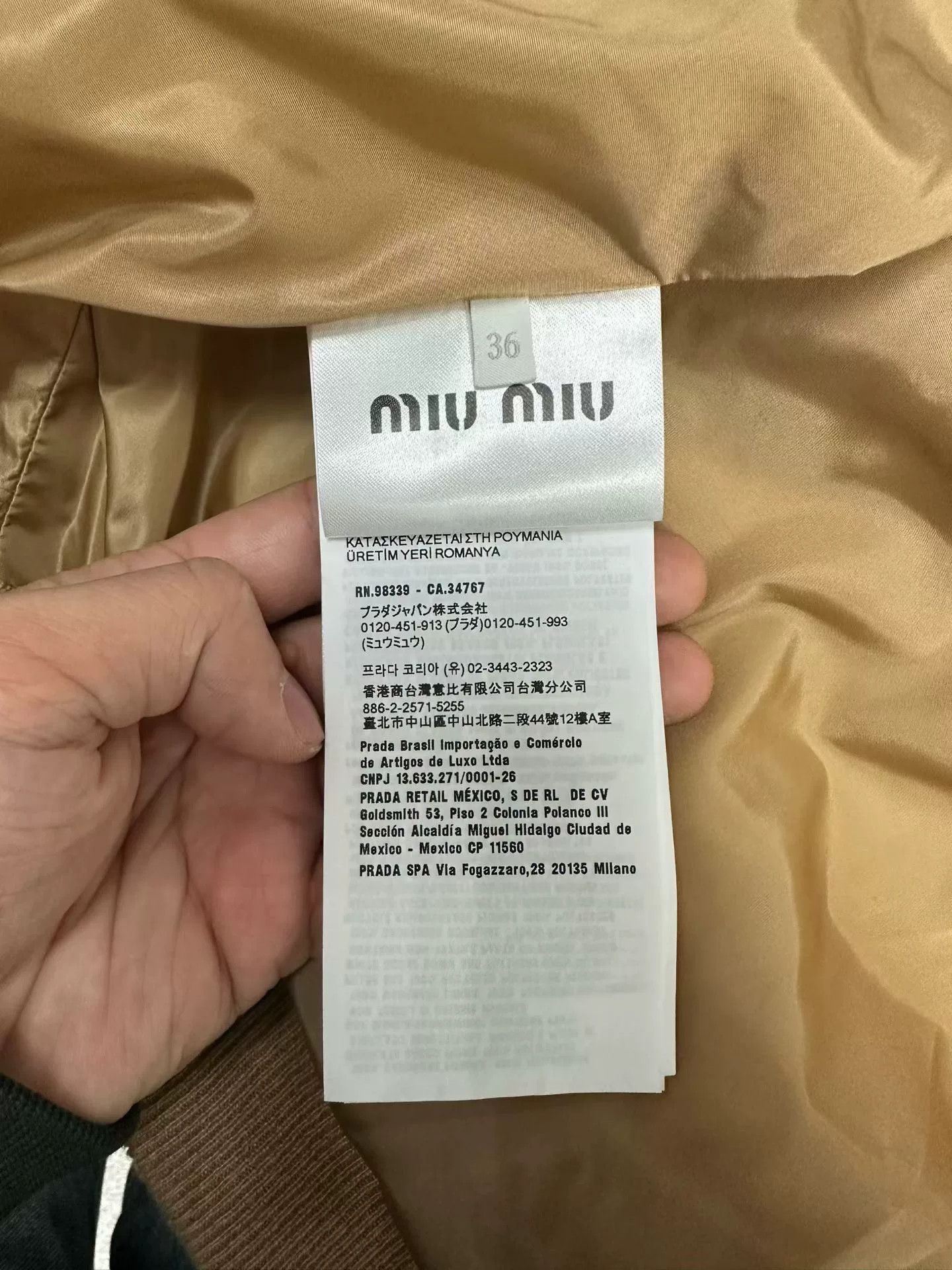 Miu Miu Miu Miu Argyle Knit Down Jacket IT 36 Size XS / US 0-2 / IT 36-38 - 5 Thumbnail