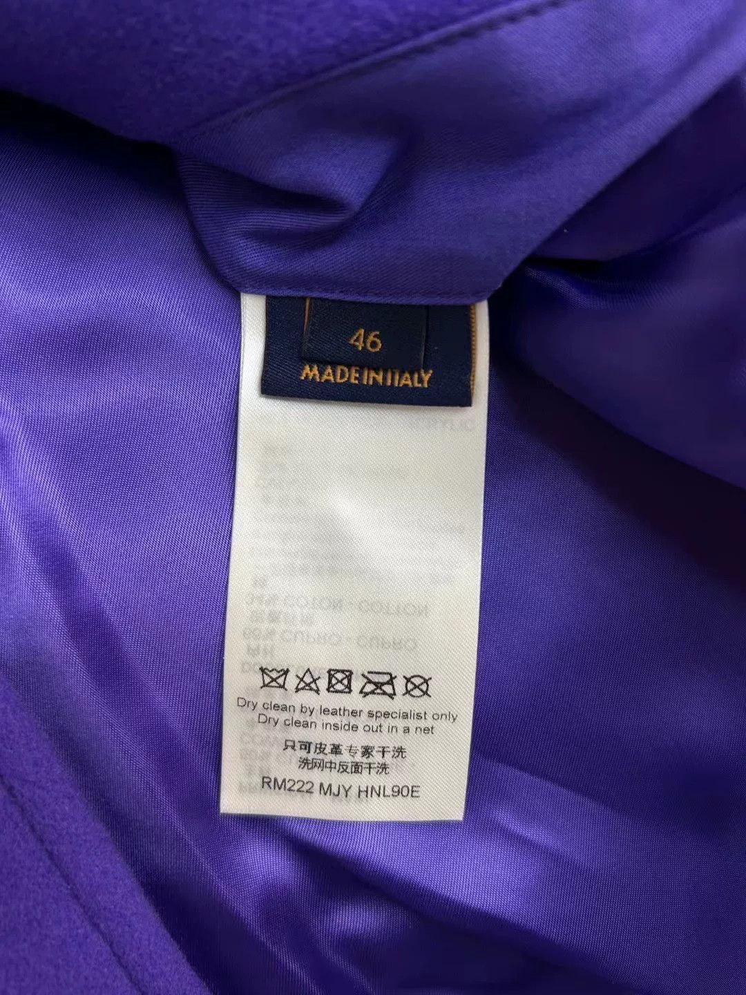 Louis Vuitton Louis Vuitton Purple Embroidered Varsity Jacket 46 Size US S / EU 44-46 / 1 - 5 Thumbnail