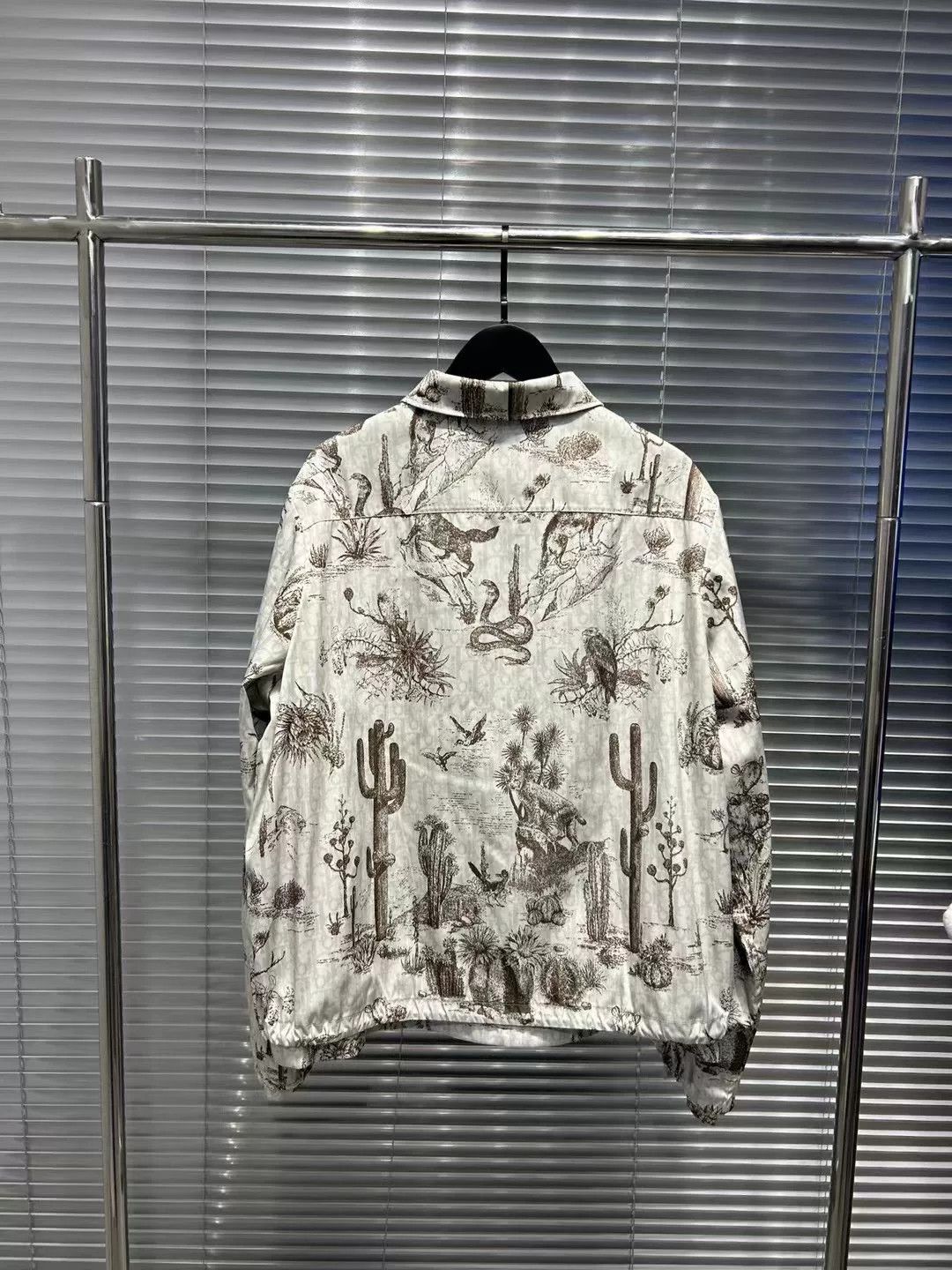 Dior Dior x Travis Scott Cactus Print Zip Jacket Size 48 Size US M / EU 48-50 / 2 - 3 Thumbnail
