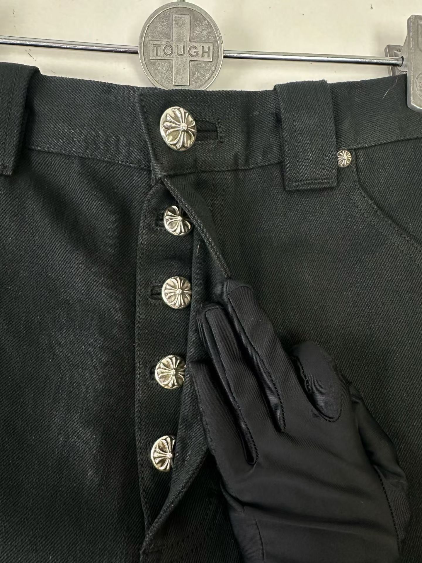 Chrome Hearts Chrome Hearts Horseshoe Scroll Work Pants 34 Size US 34 / EU 50 - 9 Thumbnail