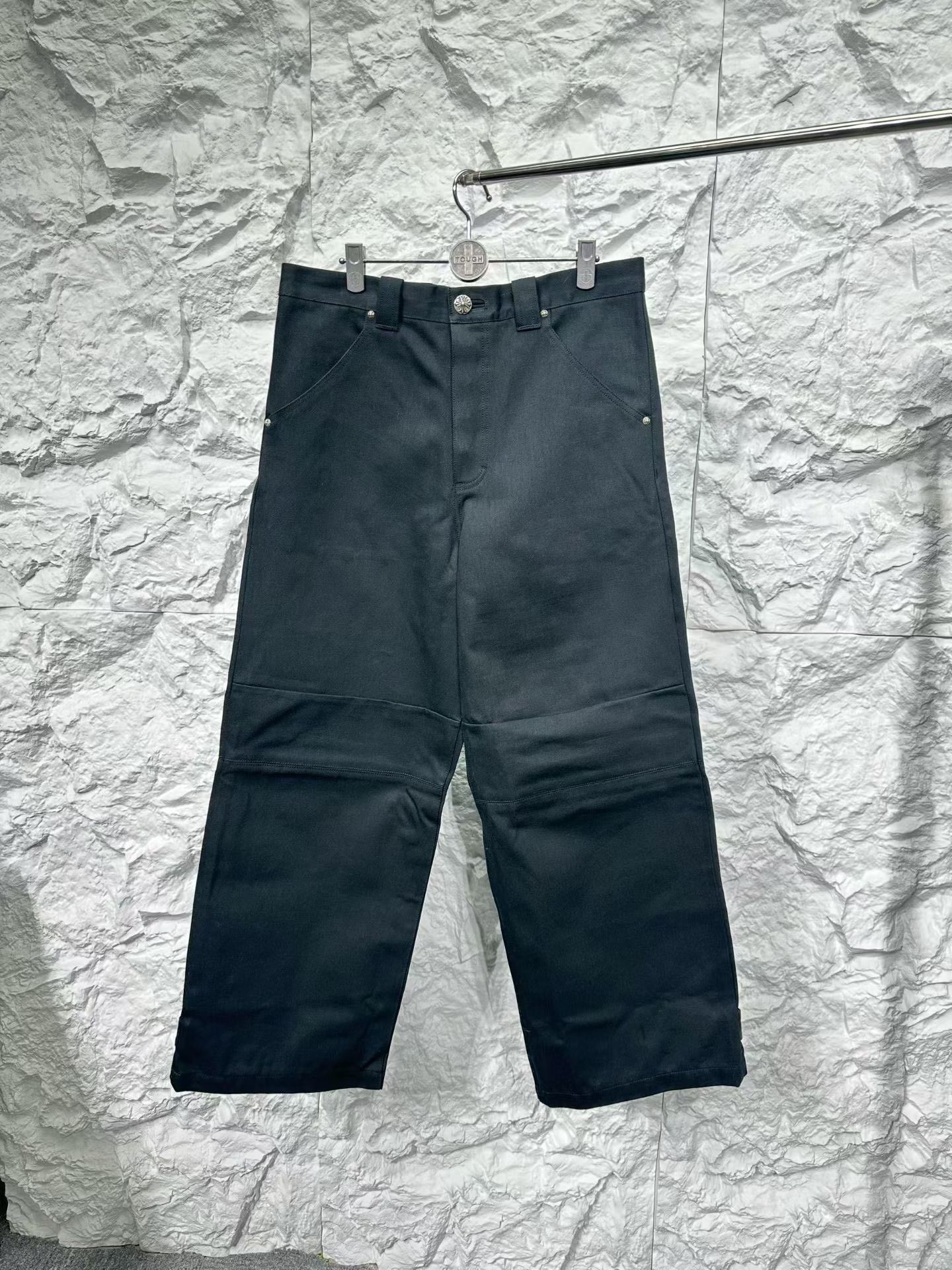 Chrome Hearts Chrome Hearts Horseshoe Scroll Work Pants 34 Size US 34 / EU 50 - 2 Thumbnail