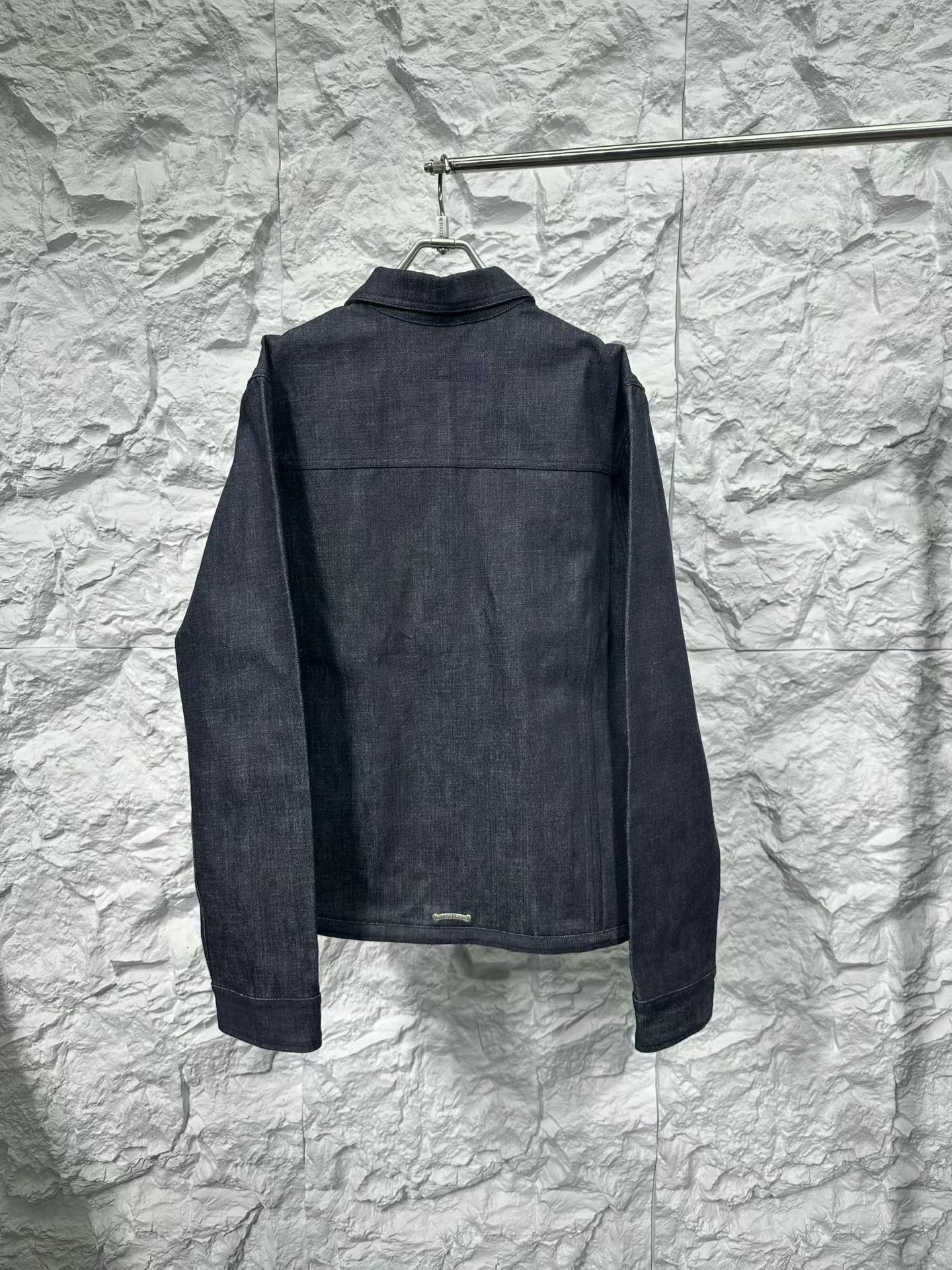 Chrome Hearts Chrome Hearts Silver Scroll Denim Jacket L Size US L / EU 52-54 / 3 - 3 Thumbnail