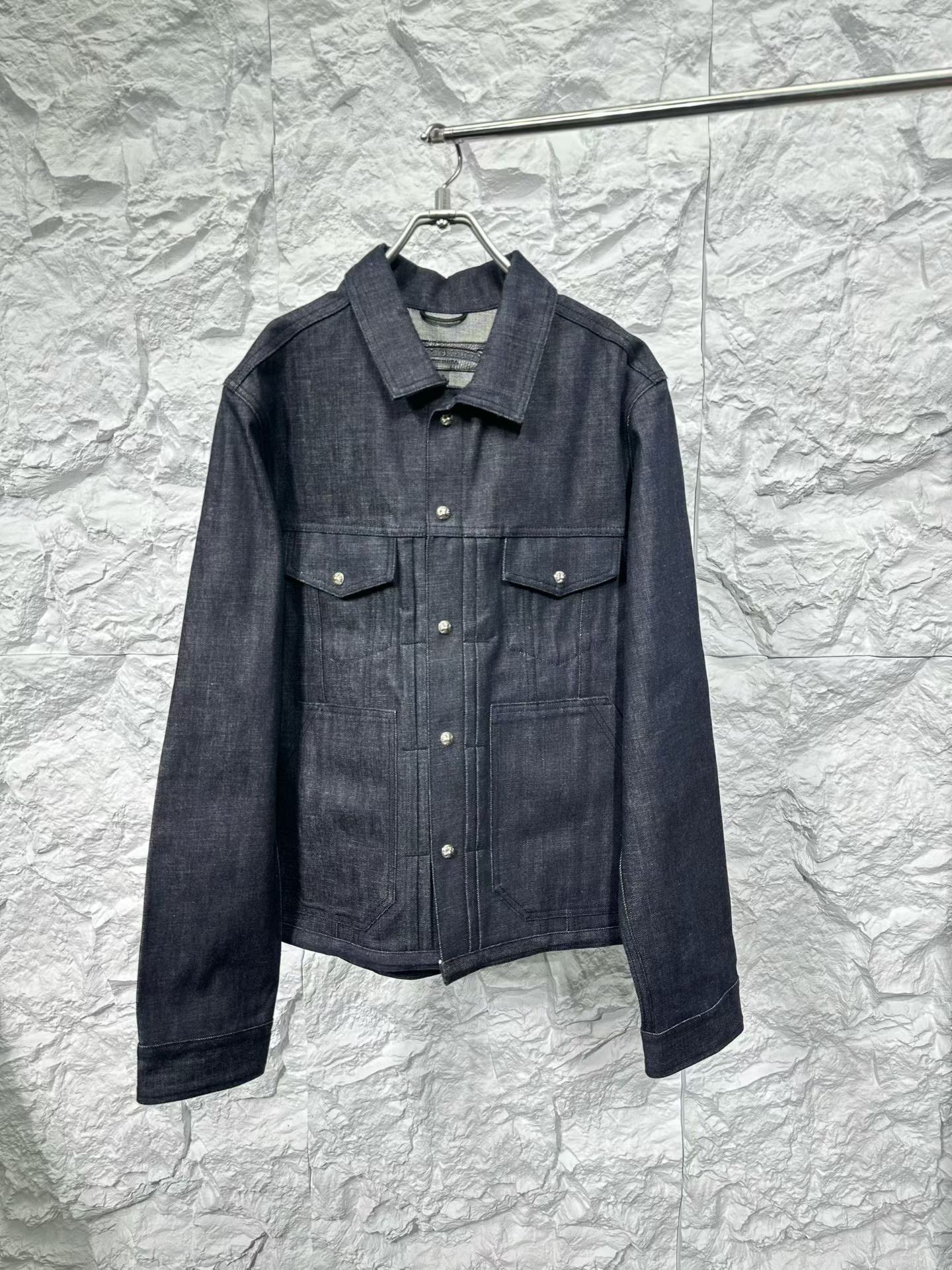 Chrome Hearts Chrome Hearts Silver Scroll Denim Jacket L Size US L / EU 52-54 / 3 - 2 Thumbnail