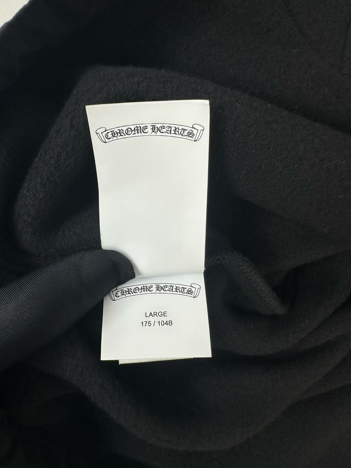 Chrome Hearts Chrome Hearts Leather Cross Fleece Hoodie Size L Size US L / EU 52-54 / 3 - 7 Thumbnail