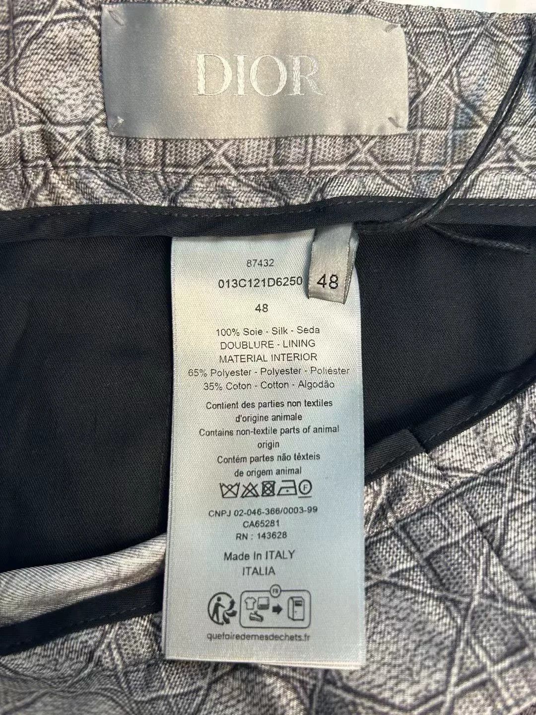Dior Dior CD Diamond Pattern Silk Shorts 48 Size US 32 / EU 48 - 5 Thumbnail