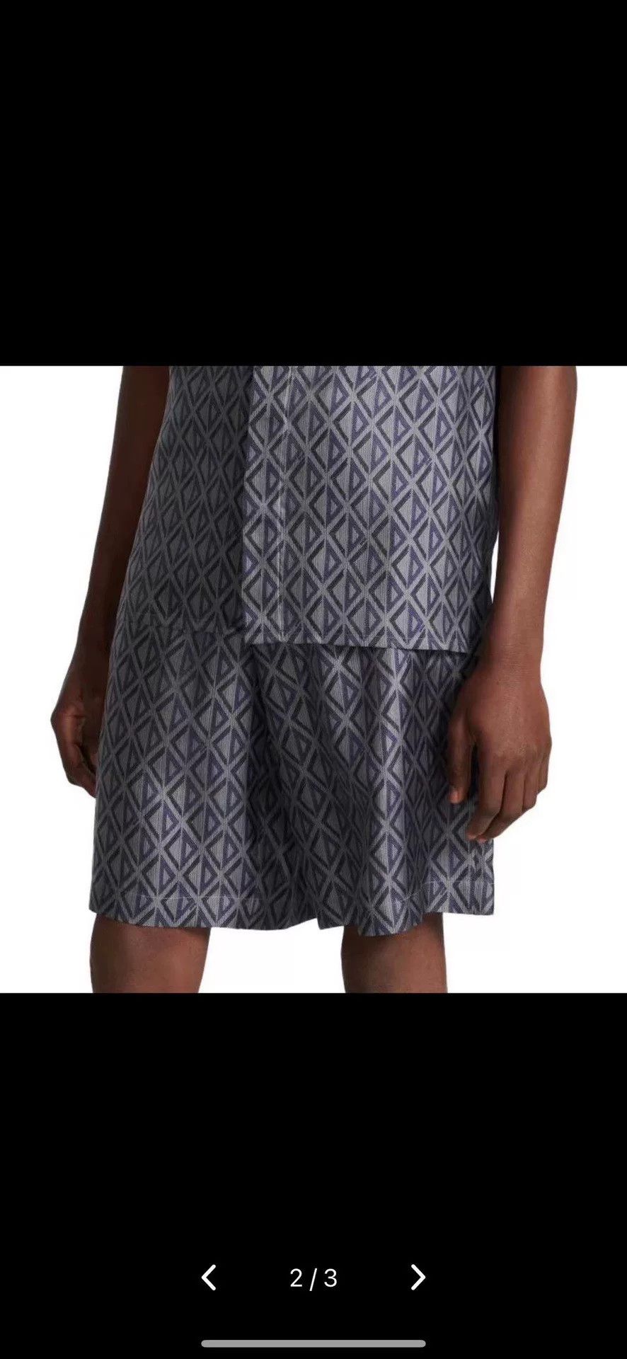 Dior Dior Geometric Diamond CD Silk Shorts 44 Size US 28 / EU 44 - 6 Thumbnail