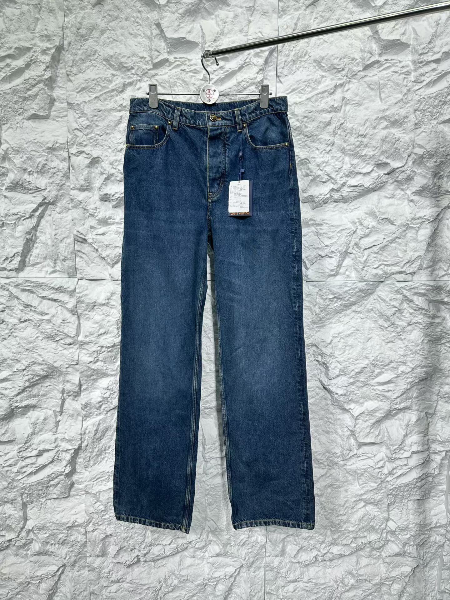 Louis Vuitton Louis Vuitton Monogram Suede Pocket Denim Jeans Size 30 Size US 30 / EU 46 - 2 Thumbnail