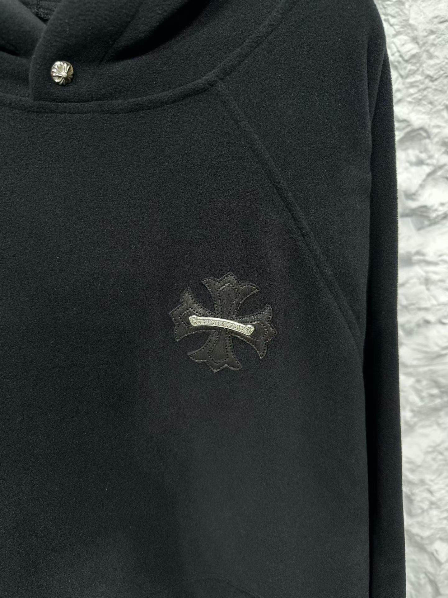 Chrome Hearts Chrome Hearts Cross Patch Fleece Hoodie XXL Size US XXL / EU 58 / 5 - 4 Thumbnail
