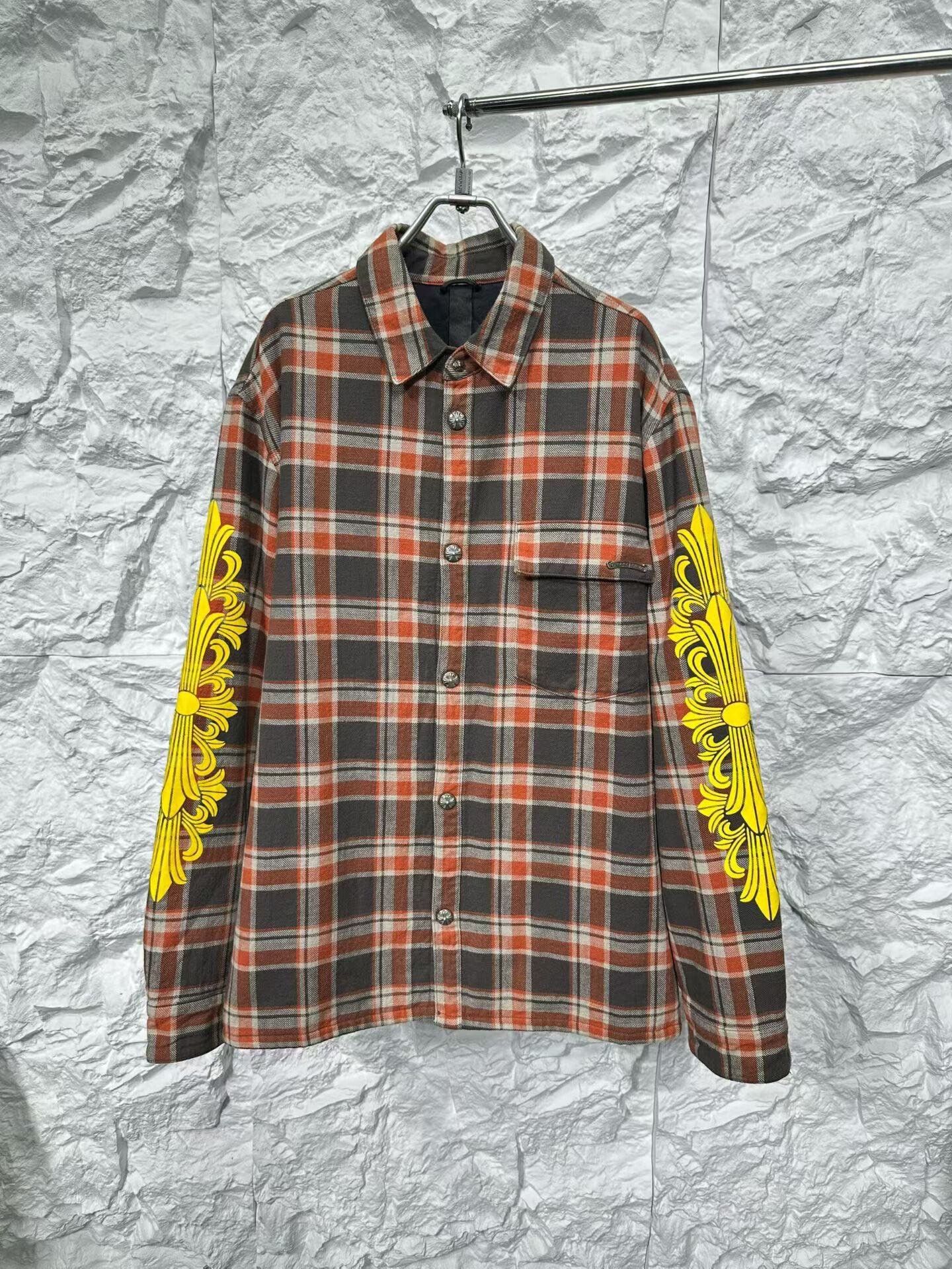 Chrome Hearts Chrome Hearts Plaid Yellow Graphic Padded Jacket XL Size US XL / EU 56 / 4 - 2 Thumbnail