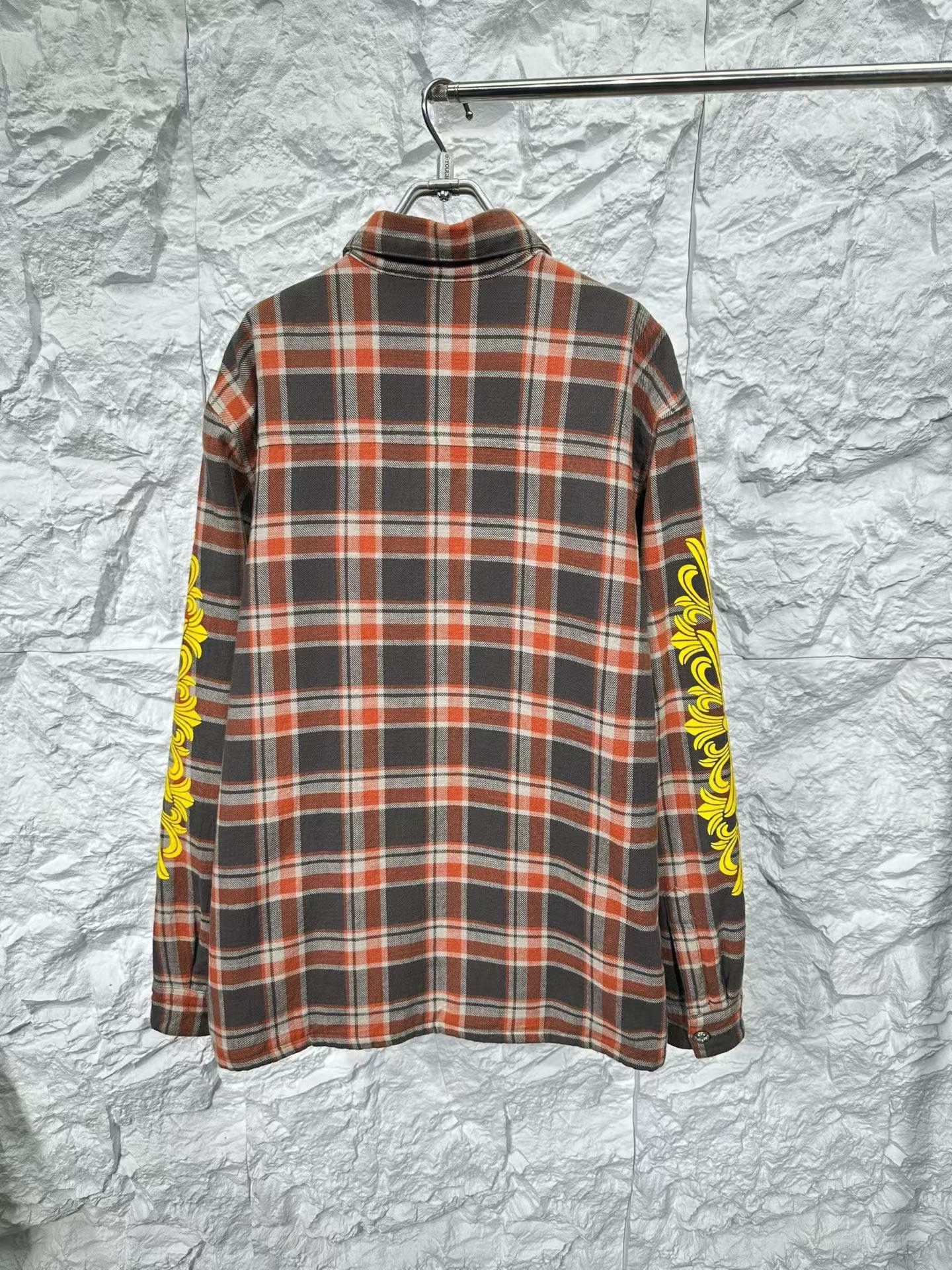 Chrome Hearts Chrome Hearts Plaid Yellow Graphic Padded Jacket XL Size US XL / EU 56 / 4 - 3 Thumbnail