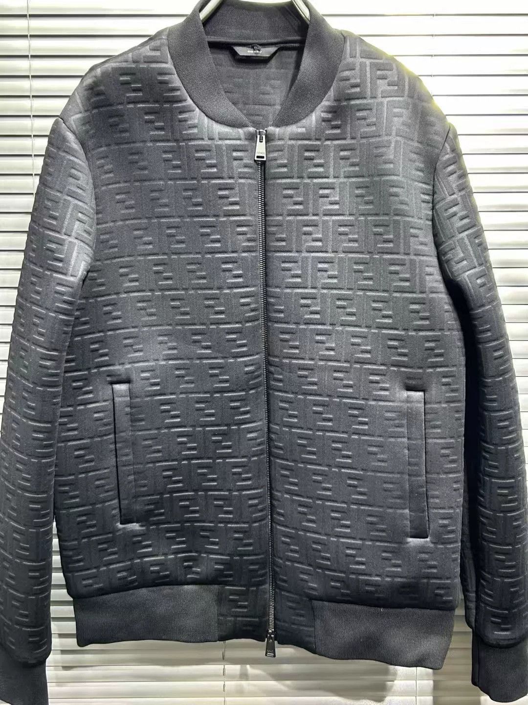 Fendi Fendi Embossed FF Monogram Bomber Jacket 48 Size US M / EU 48-50 / 2 - 4 Thumbnail