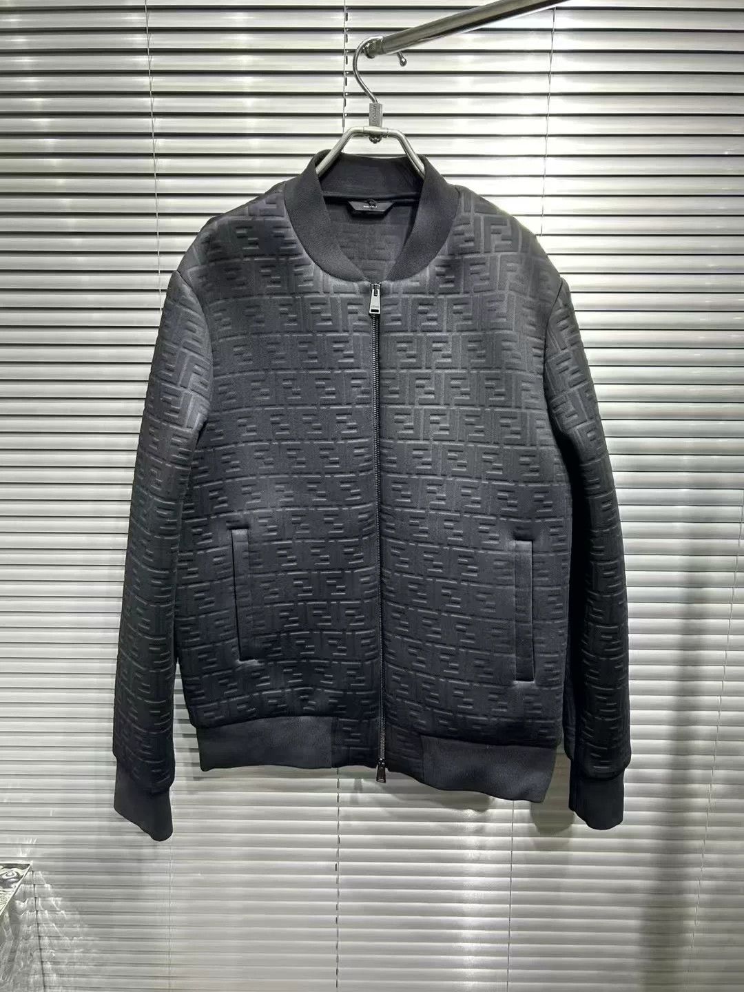 Fendi Fendi Embossed FF Monogram Bomber Jacket 48 Size US M / EU 48-50 / 2 - 2 Thumbnail