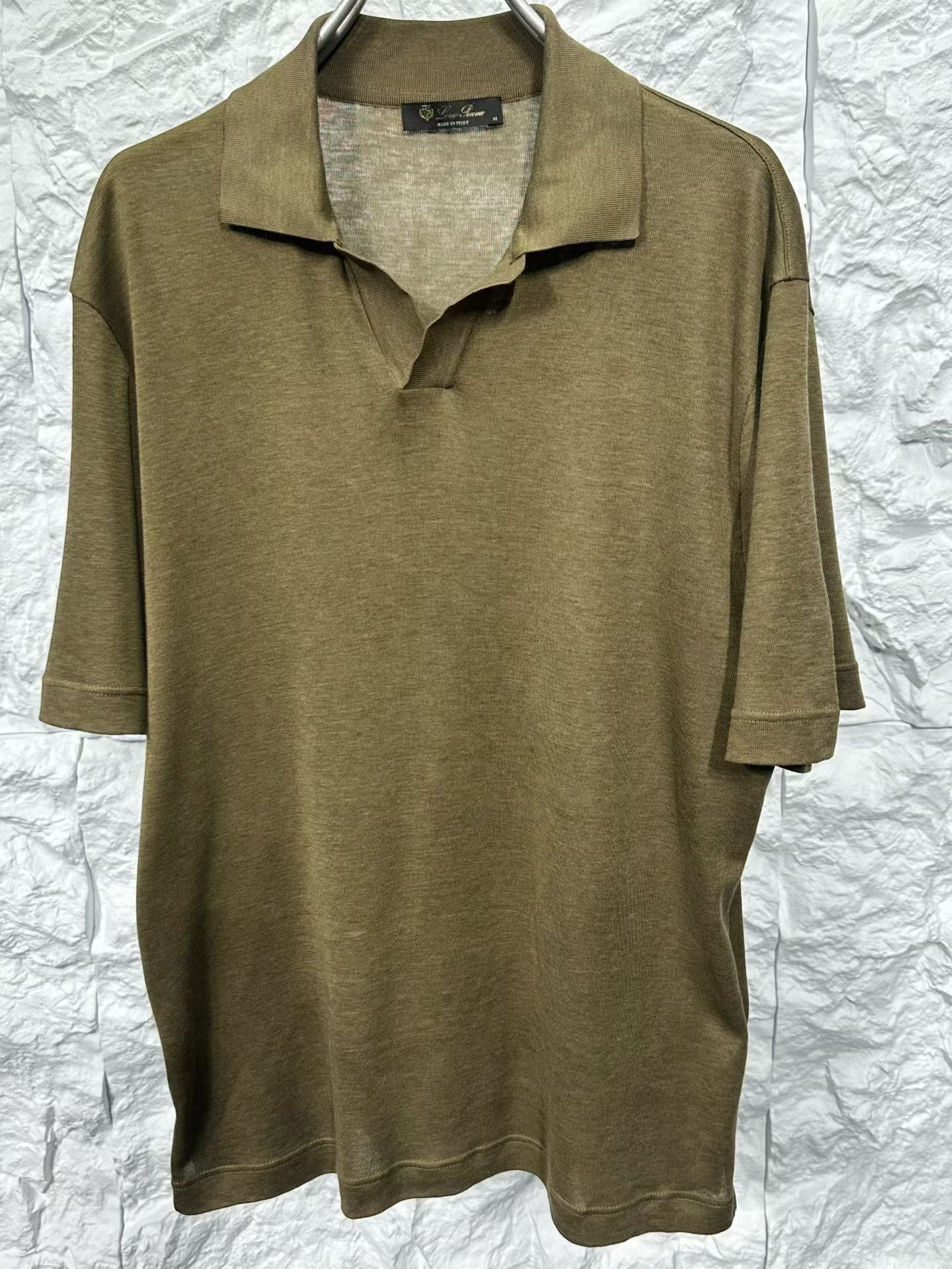 Loro Piana Loro Piana Silk Cotton Blend Polo Shirt M Size US M / EU 48-50 / 2 - 4 Thumbnail
