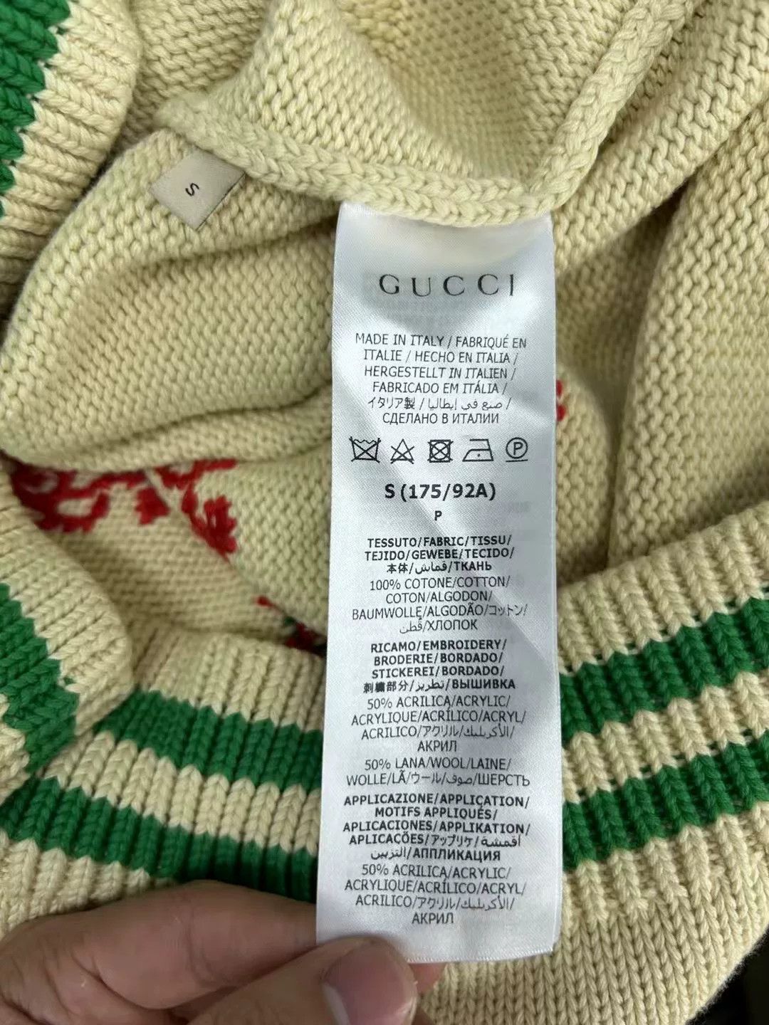 Gucci Gucci Pineapple Embroidered Knit Cardigan S Size US S / EU 44-46 / 1 - 5 Thumbnail