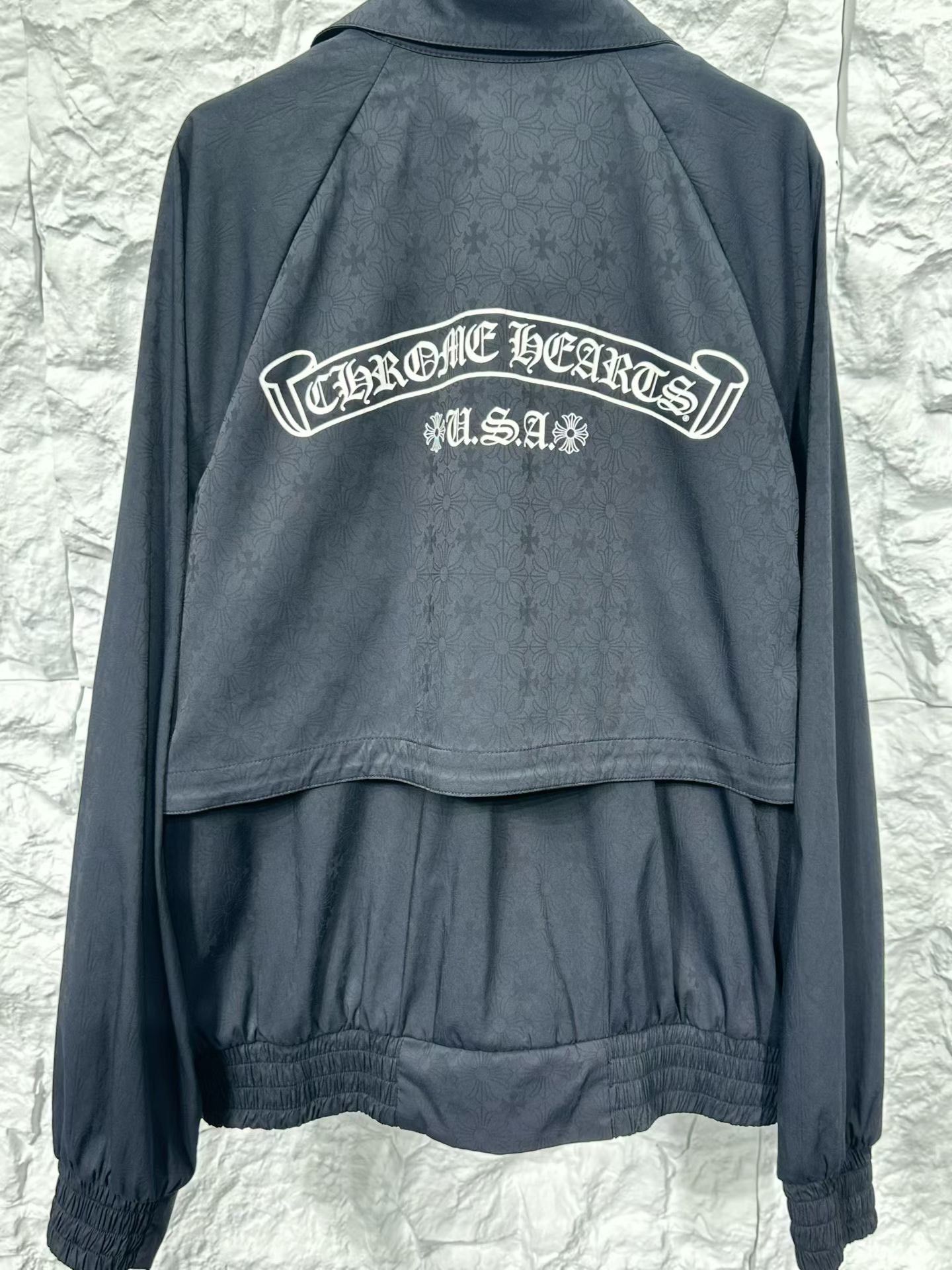 Chrome Hearts Chrome Hearts Tonal Logo Print Windbreaker L Size US L / EU 52-54 / 3 - 4 Thumbnail