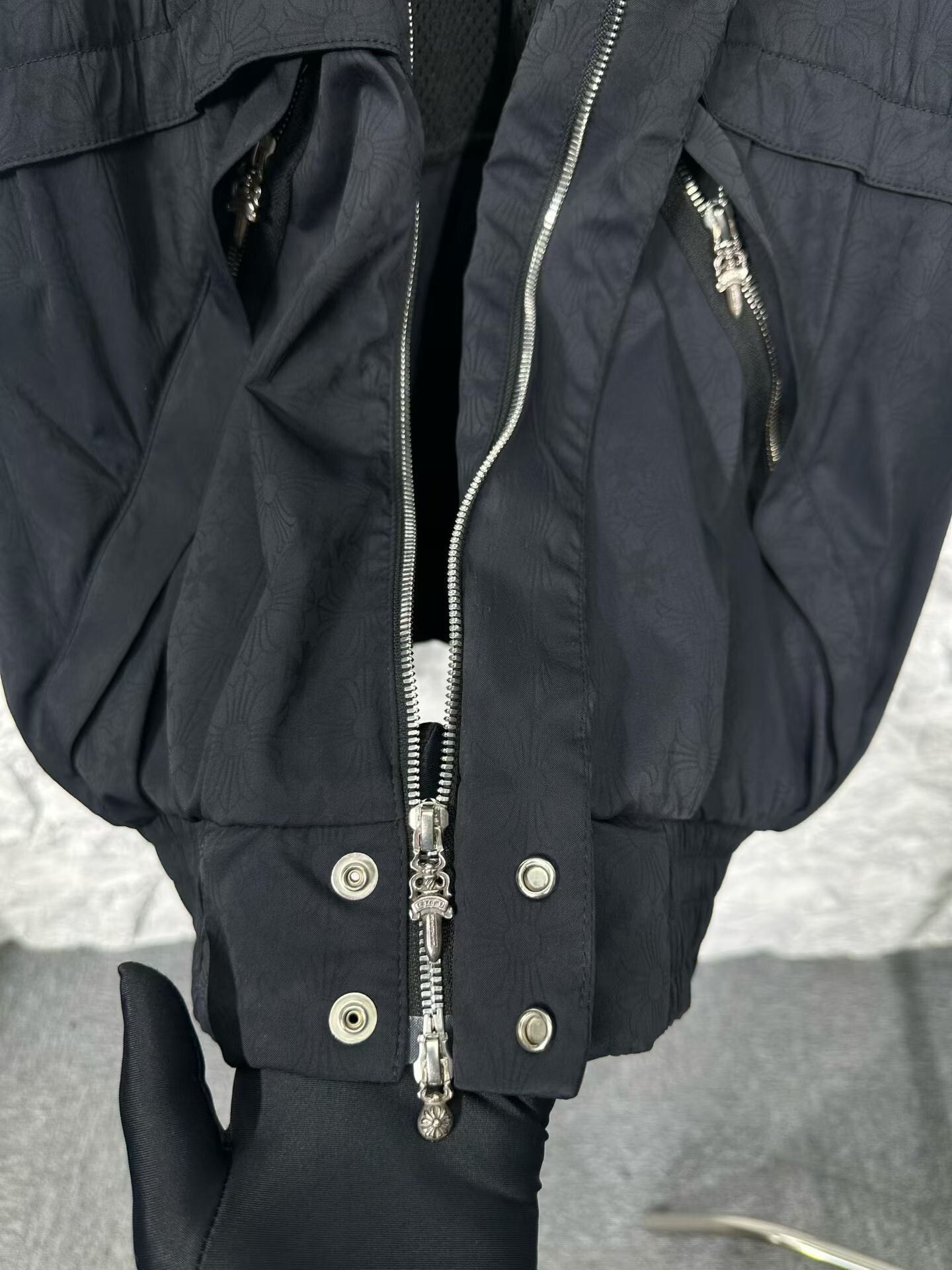 Chrome Hearts Chrome Hearts Tonal Logo Print Windbreaker L Size US L / EU 52-54 / 3 - 6 Thumbnail