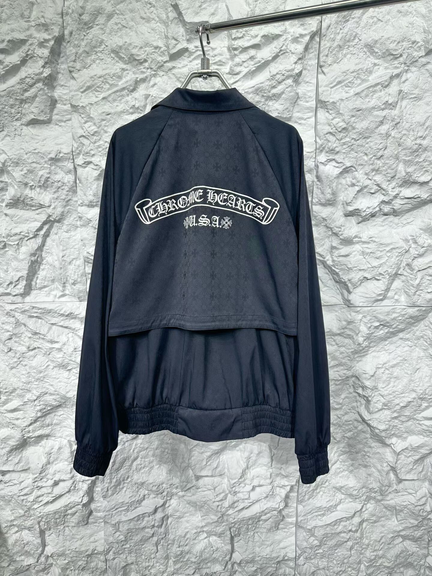 Chrome Hearts Chrome Hearts Tonal Logo Print Windbreaker L Size US L / EU 52-54 / 3 - 3 Thumbnail