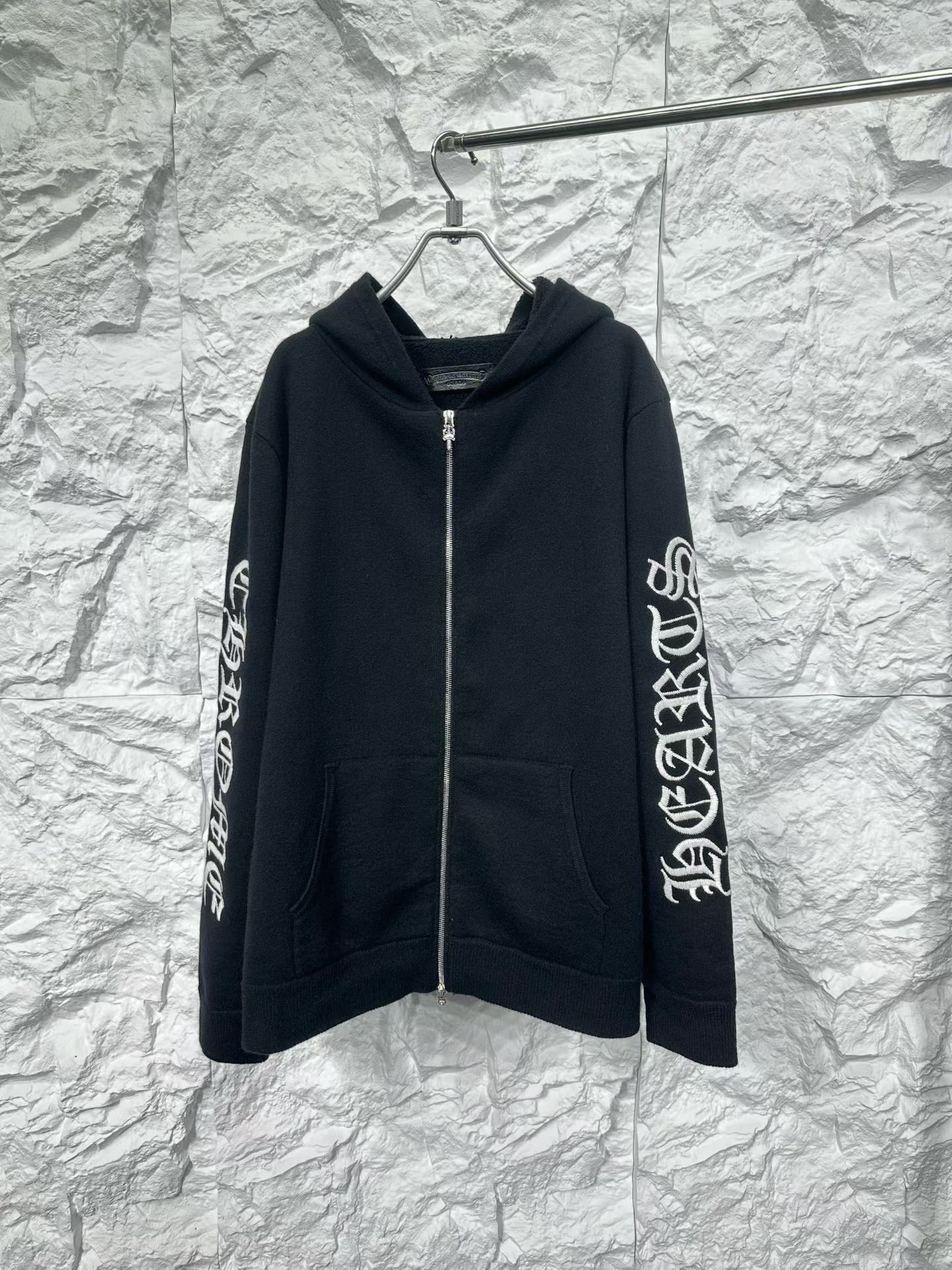 Chrome Hearts Chrome Hearts Scroll Cashmere Zip Hoodie L Size US L / EU 52-54 / 3 - 2 Thumbnail