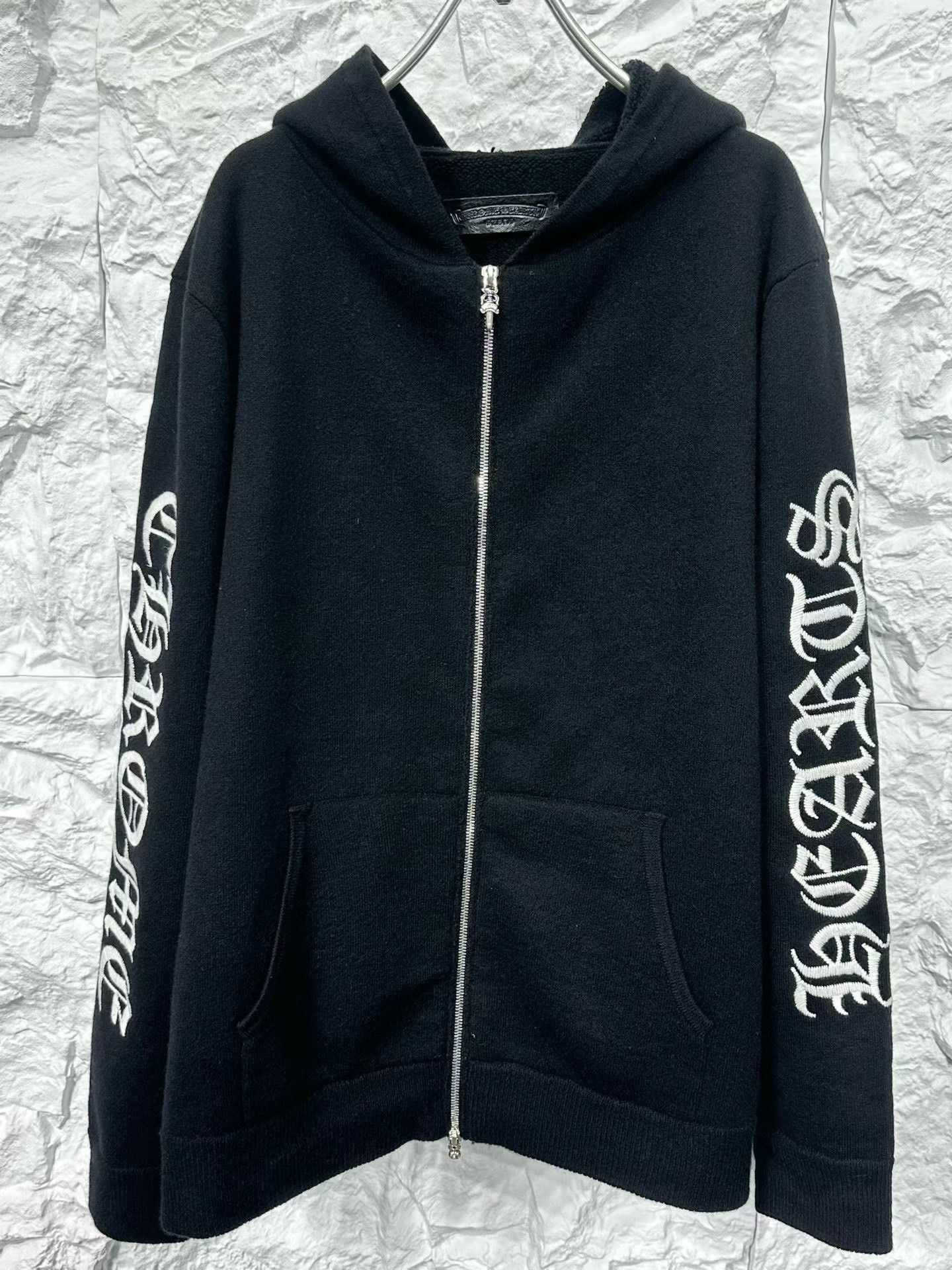 Chrome Hearts Chrome Hearts Scroll Cashmere Zip Hoodie L Size US L / EU 52-54 / 3 - 4 Thumbnail