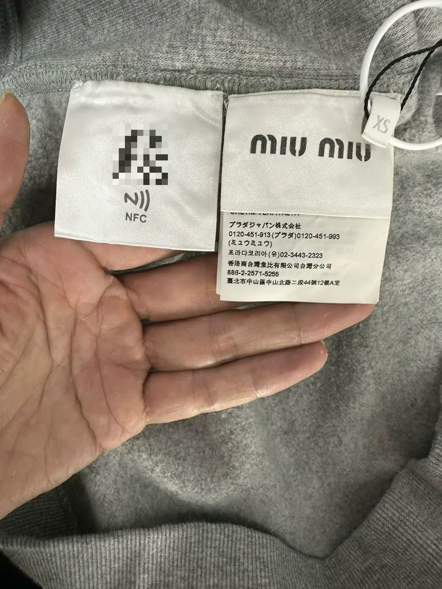 Miu Miu Miu Miu Embroidered Logo Sweatshirt XS Size XS / US 0-2 / IT 36-38 - 5 Thumbnail