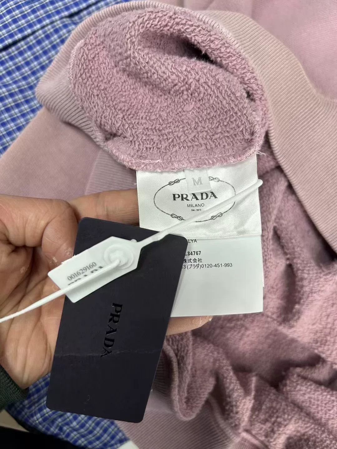 Prada Prada Logo Print Crewneck Sweatshirt M Size US M / EU 48-50 / 2 - 4 Thumbnail