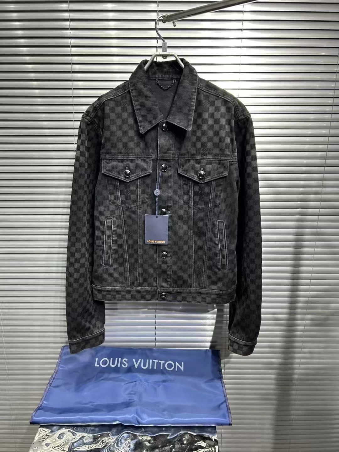 Louis Vuitton Louis Vuitton Damier Denim Jacket Size 48 Size US M / EU 48-50 / 2 - 2 Thumbnail