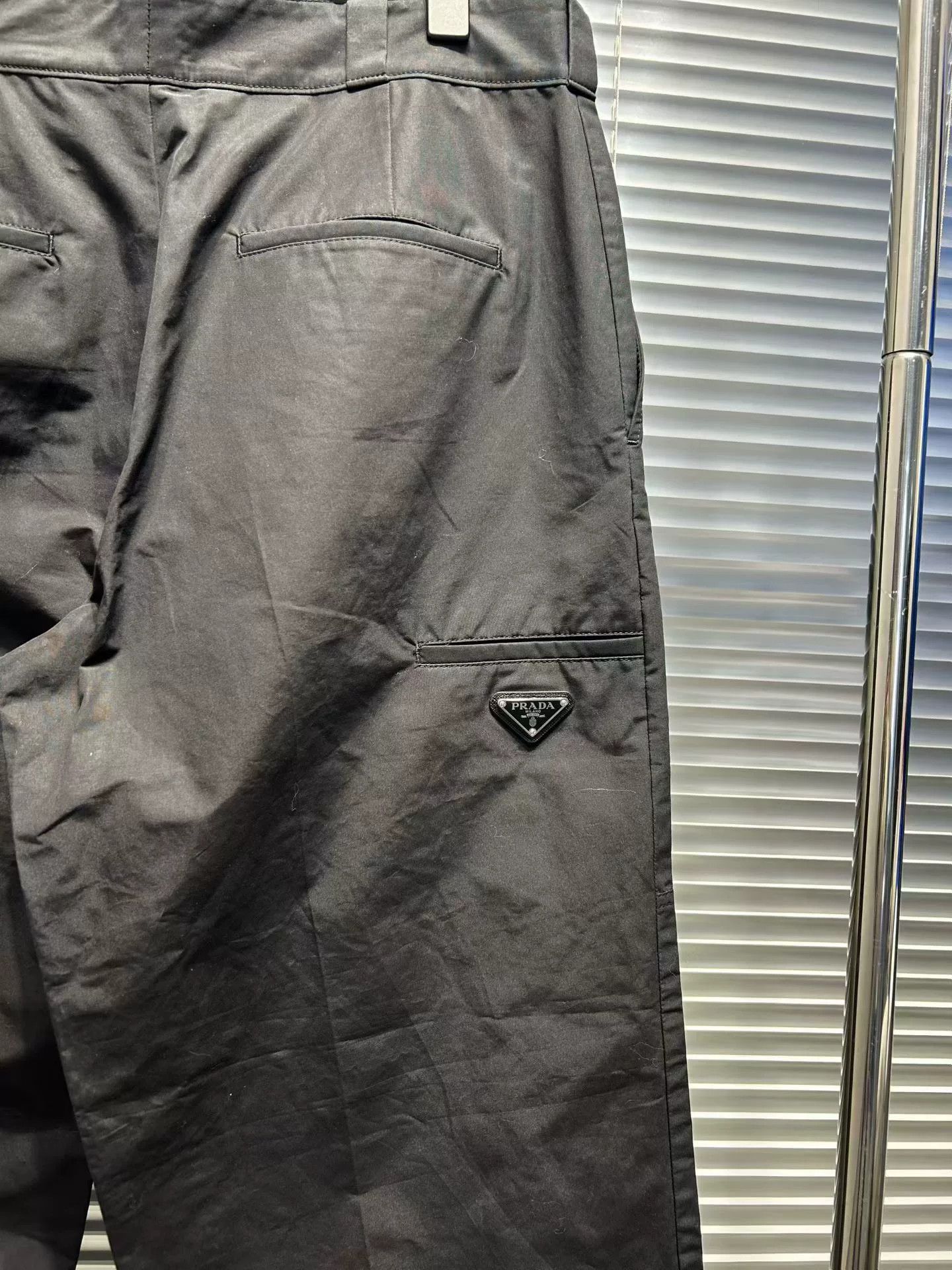 Prada Prada Triangle Logo Casual Pants EU 48 Size US 32 / EU 48 - 4 Thumbnail
