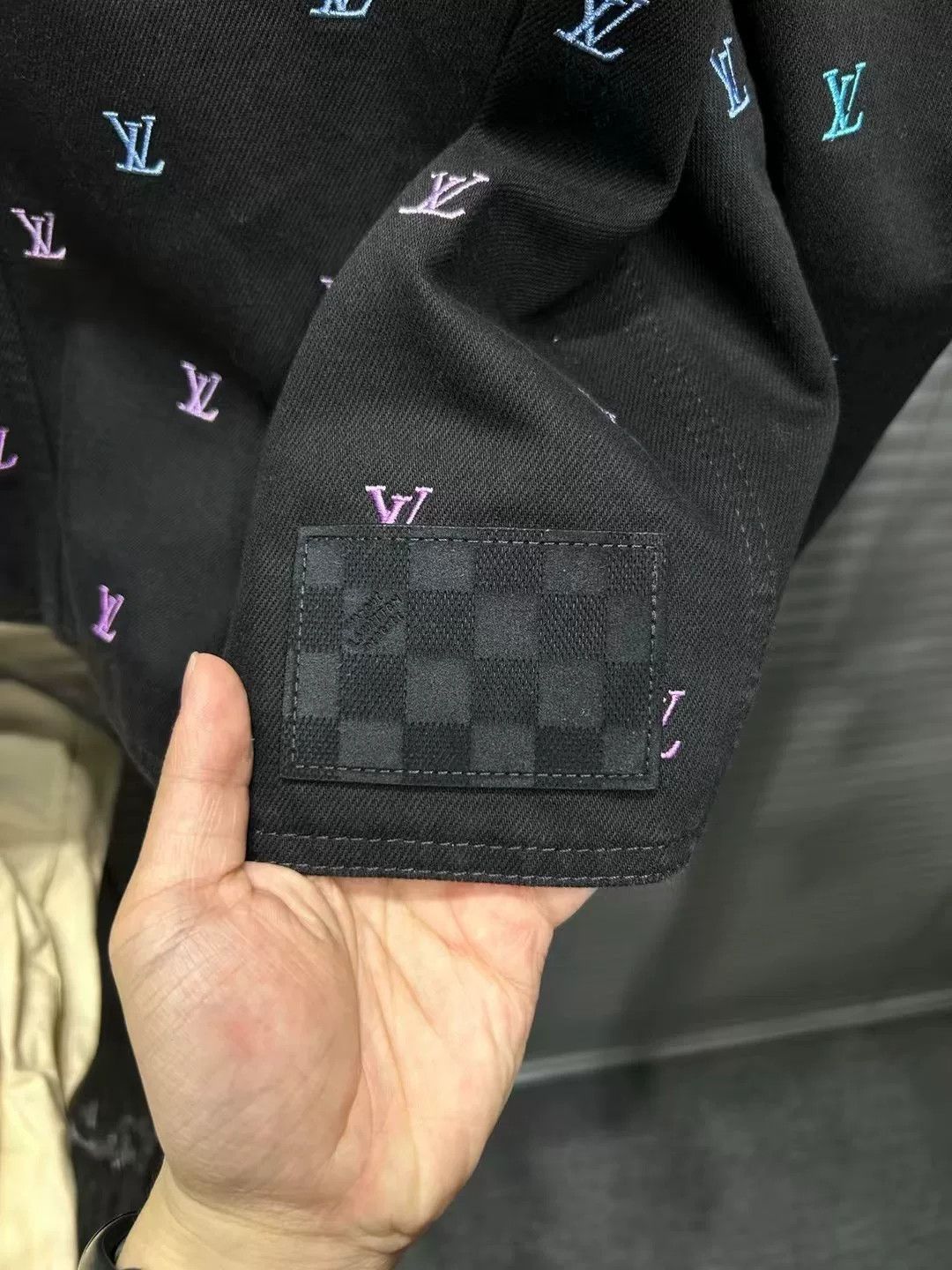 Louis Vuitton Louis Vuitton Rainbow Monogram Denim Jacket Size 56 Size US XL / EU 56 / 4 - 5 Thumbnail
