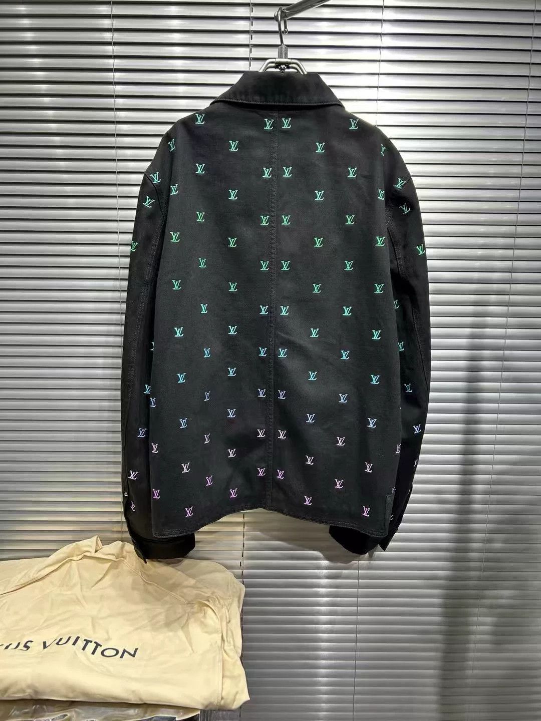 Louis Vuitton Louis Vuitton Rainbow Monogram Denim Jacket Size 56 Size US XL / EU 56 / 4 - 3 Thumbnail