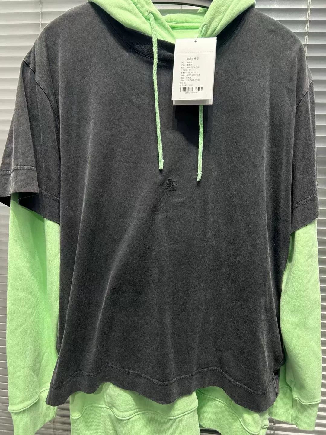 Givenchy Givenchy Layered Logo Hoodie Size S Size US S / EU 44-46 / 1 - 4 Thumbnail