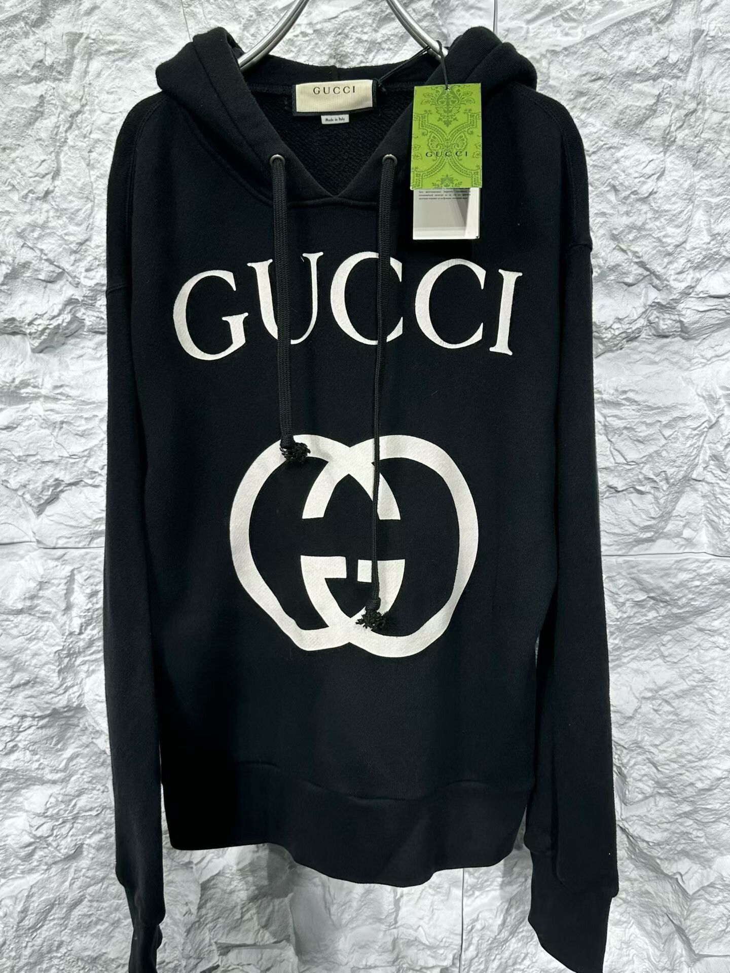 Gucci Gucci Interlocking G Logo Hoodie Black S Size US S / EU 44-46 / 1 - 4 Thumbnail