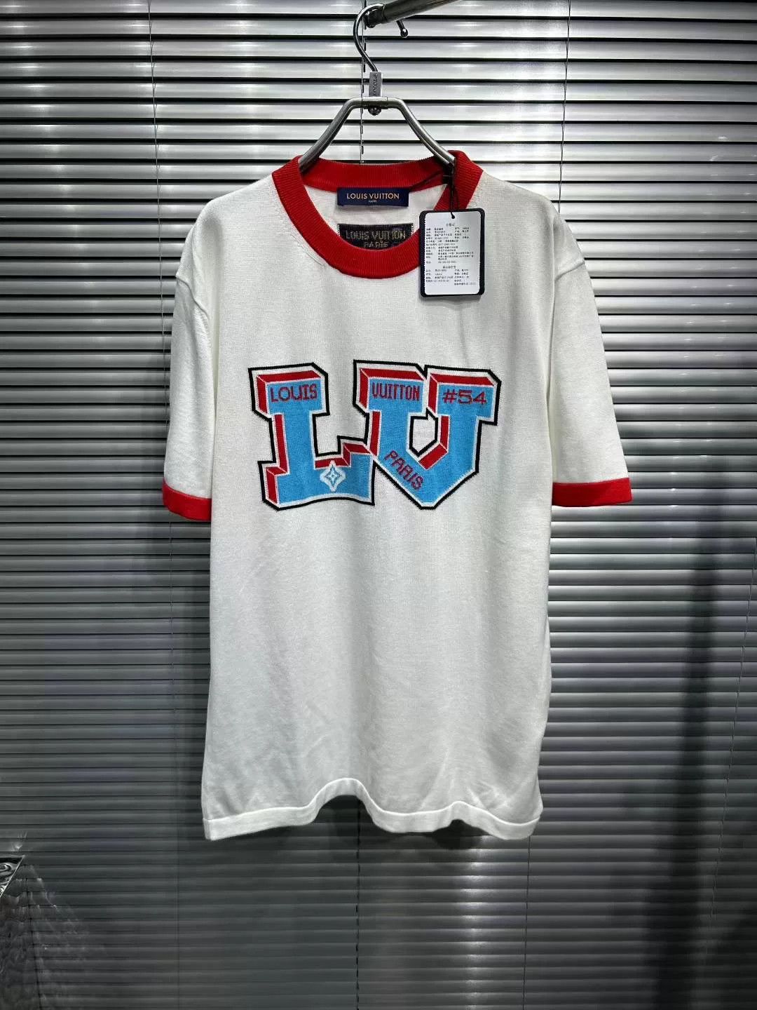 Louis Vuitton Louis Vuitton Knit Colorblock Logo T-Shirt Size L Size US L / EU 52-54 / 3 - 2 Thumbnail