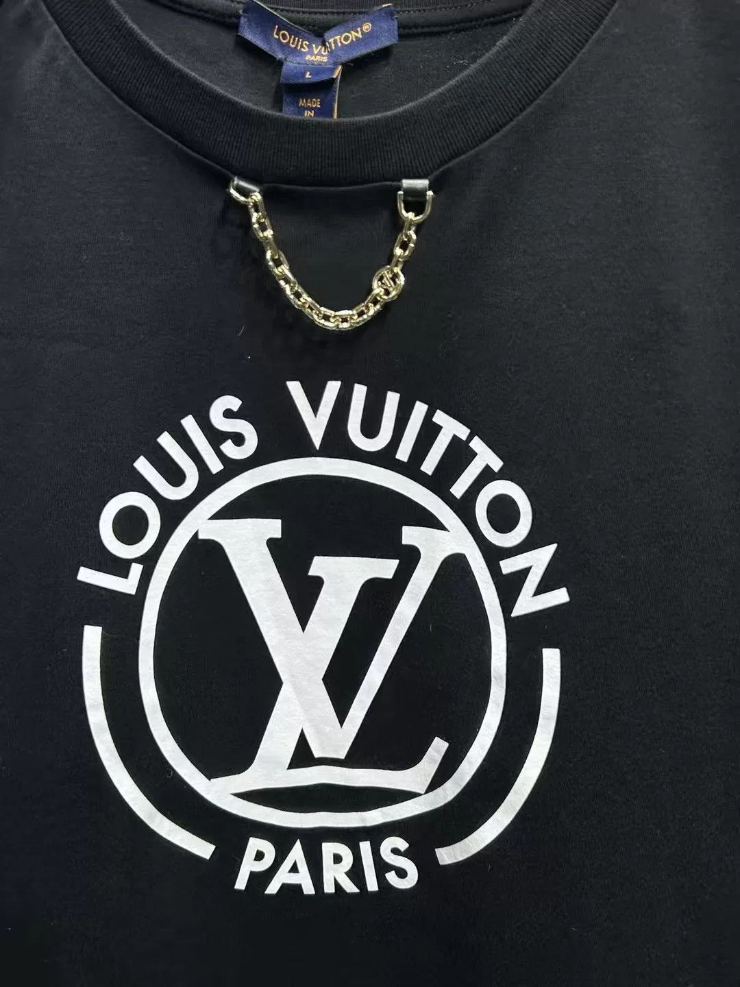Louis Vuitton Louis Vuitton 2024FW Chain Logo T-Shirt L Size US L / EU 52-54 / 3 - 4 Thumbnail