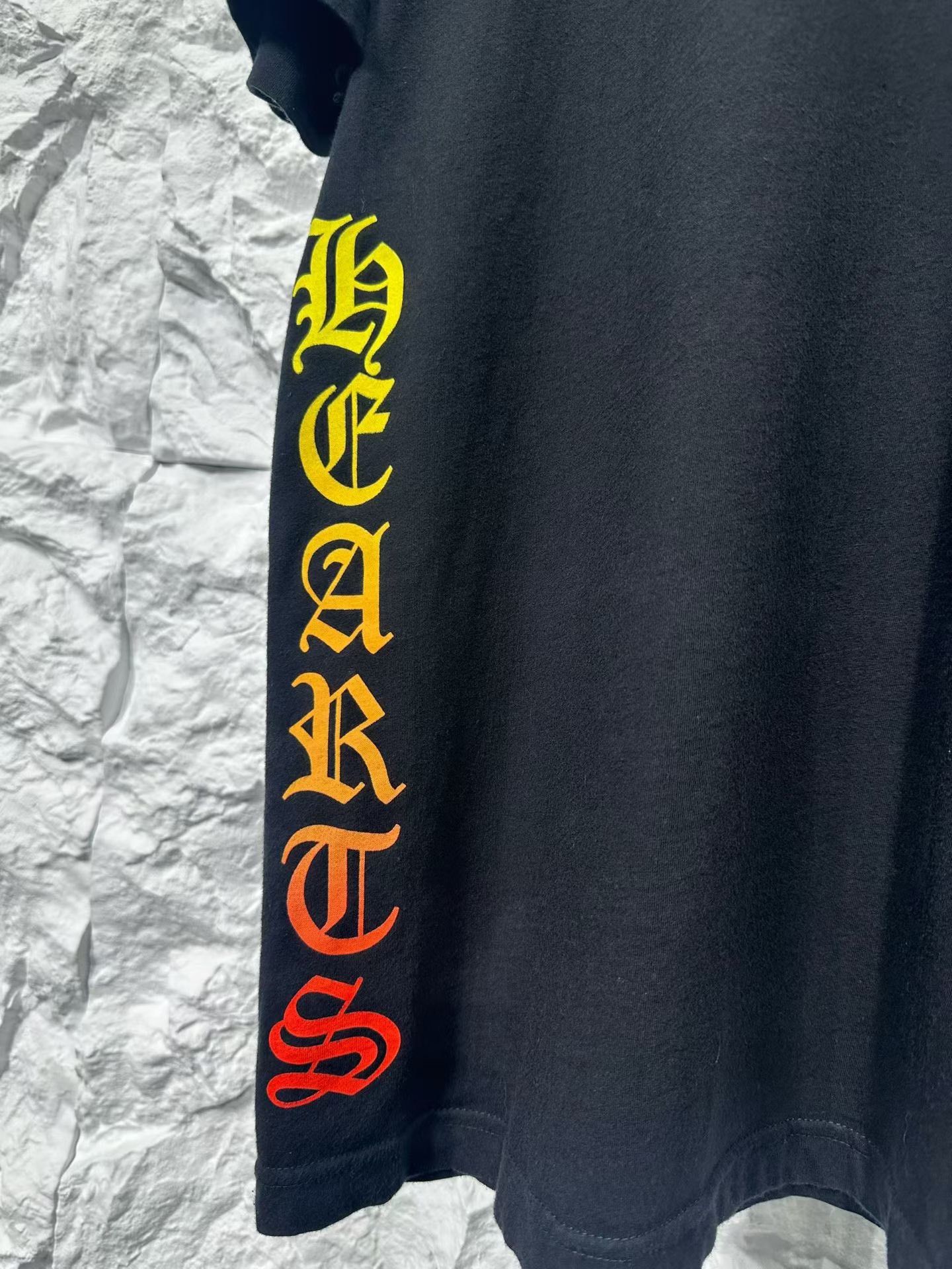 Chrome Hearts Chrome Hearts Rainbow Sanskrit Logo T-Shirt Size L Size US L / EU 52-54 / 3 - 6 Thumbnail