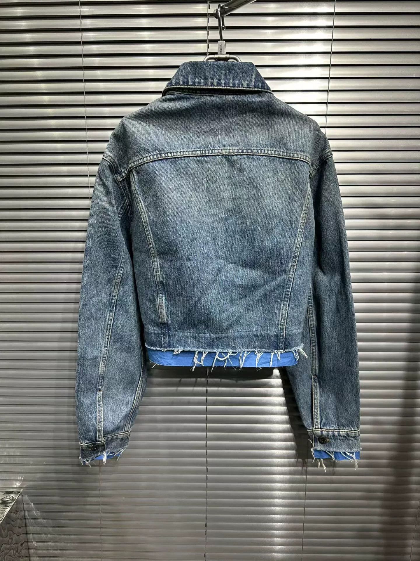 Miu Miu Miu Miu Embroidered Logo Denim Jacket IT 38 Size XS / US 0-2 / IT 36-38 - 3 Thumbnail