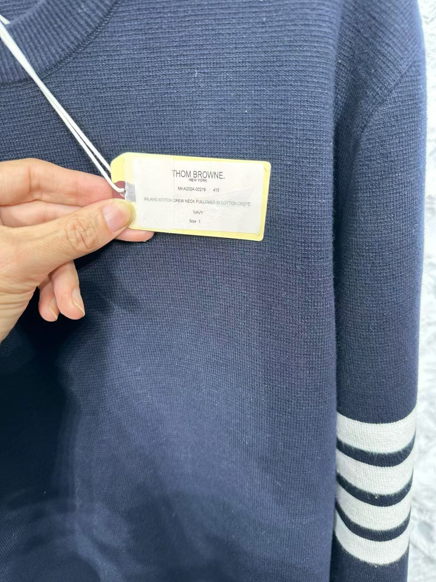 Thom Browne Thom Browne 4-Bar Milano Stitch Pullover Size 1 Size US S / EU 44-46 / 1 - 4 Thumbnail