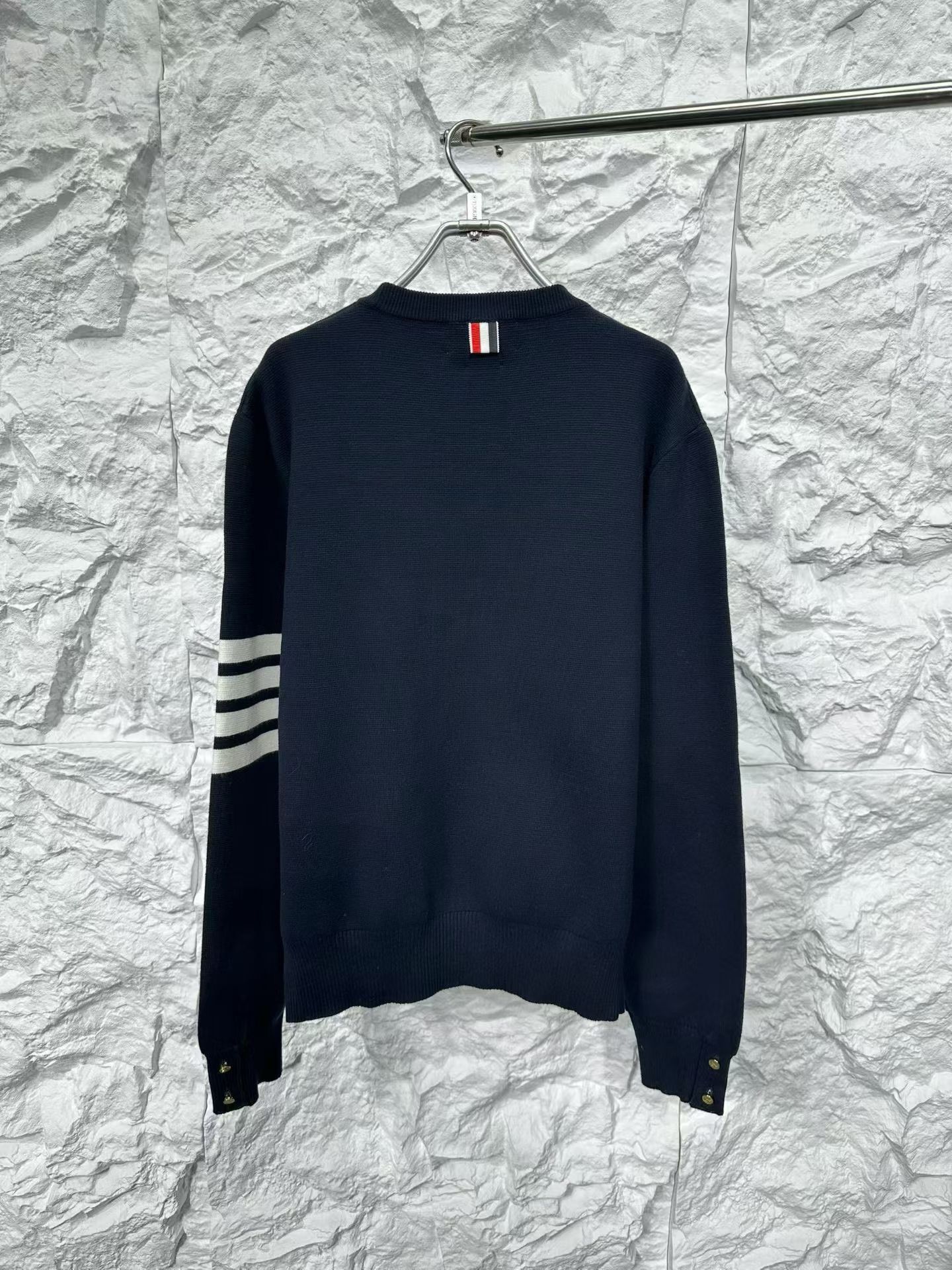 Thom Browne Thom Browne 4-Bar Milano Stitch Pullover Size 1 Size US S / EU 44-46 / 1 - 3 Thumbnail