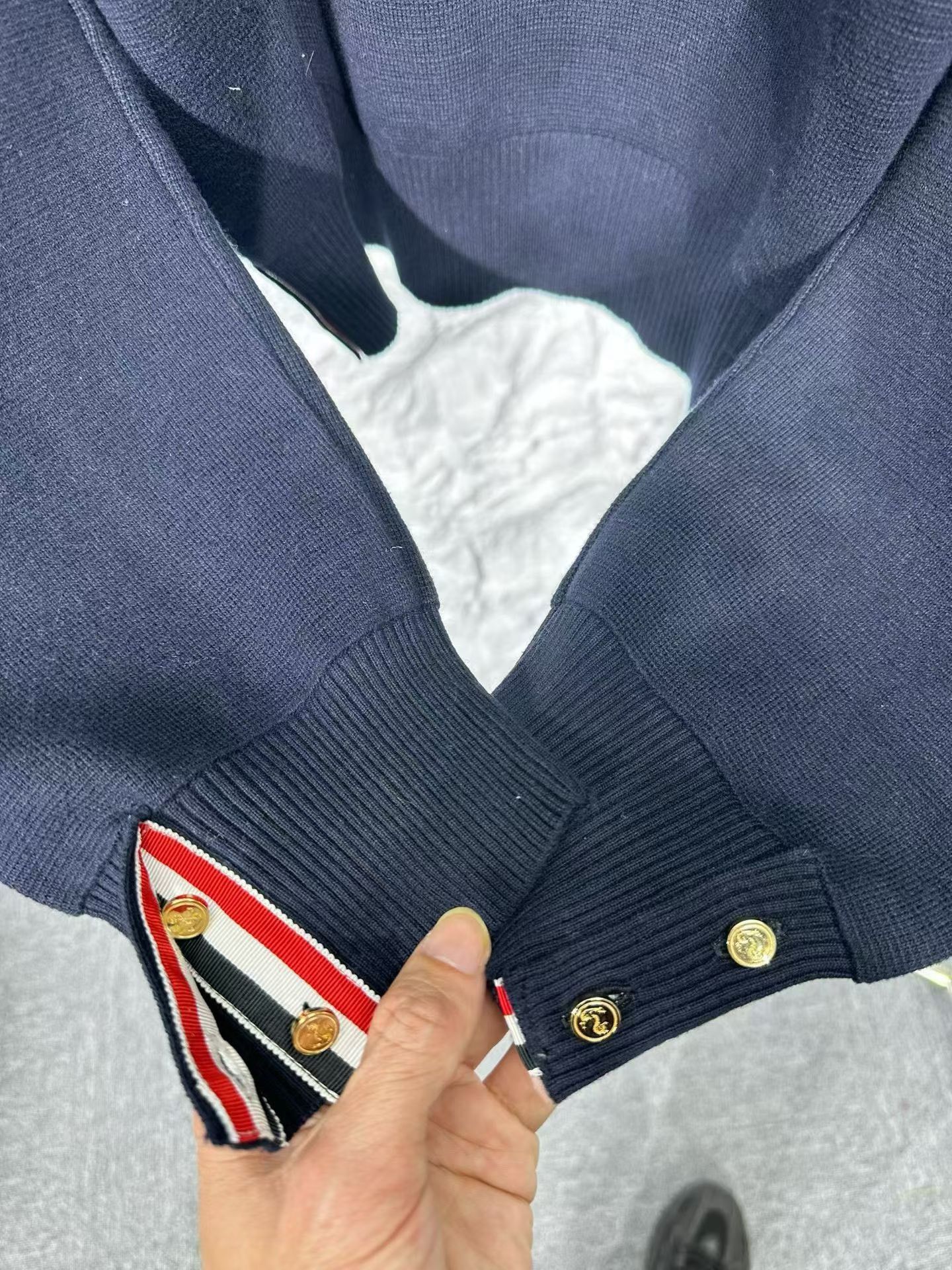 Thom Browne Thom Browne 4-Bar Milano Stitch Pullover Size 1 Size US S / EU 44-46 / 1 - 5 Thumbnail