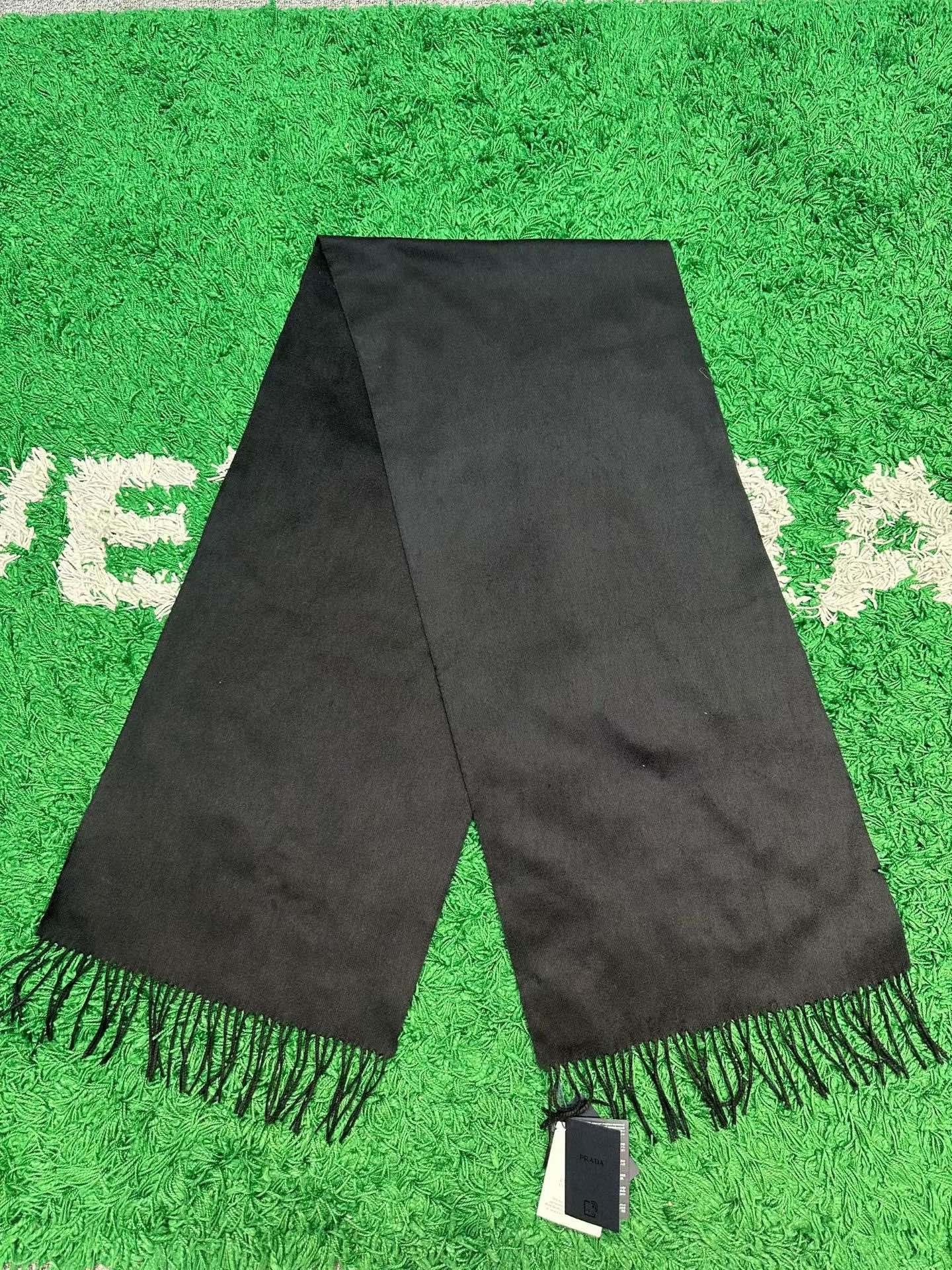 Prada Prada Silk Cashmere Triangle Logo Scarf One Size Size ONE SIZE - 3 Thumbnail