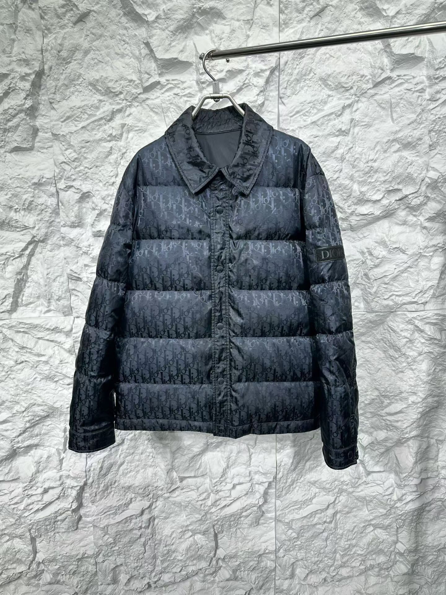 Dior Dior Oblique Jacquard Puffer Shirt Jacket 48 Size US M / EU 48-50 / 2 - 2 Thumbnail
