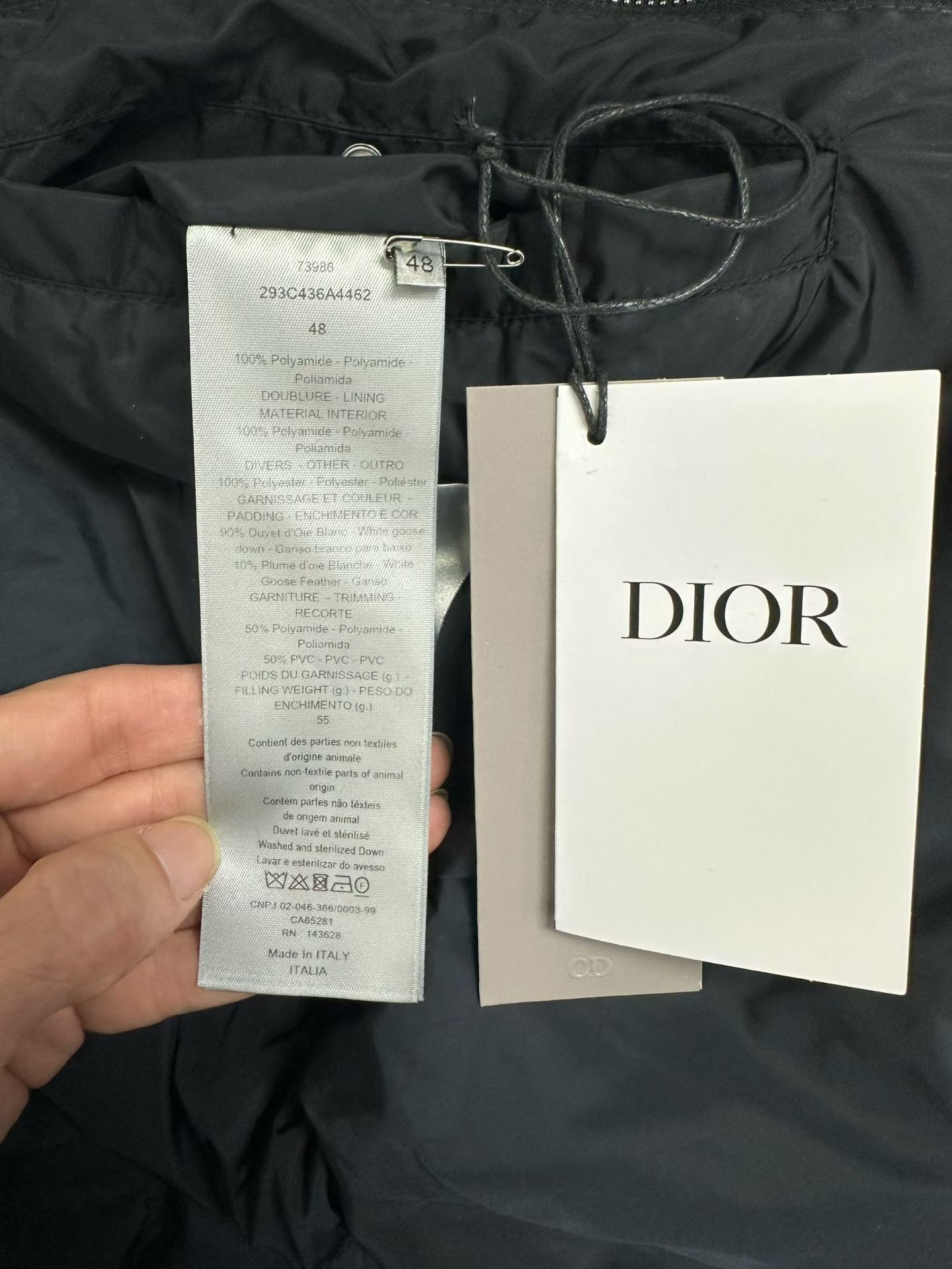 Dior Dior Oblique Jacquard Puffer Shirt Jacket 48 Size US M / EU 48-50 / 2 - 5 Thumbnail