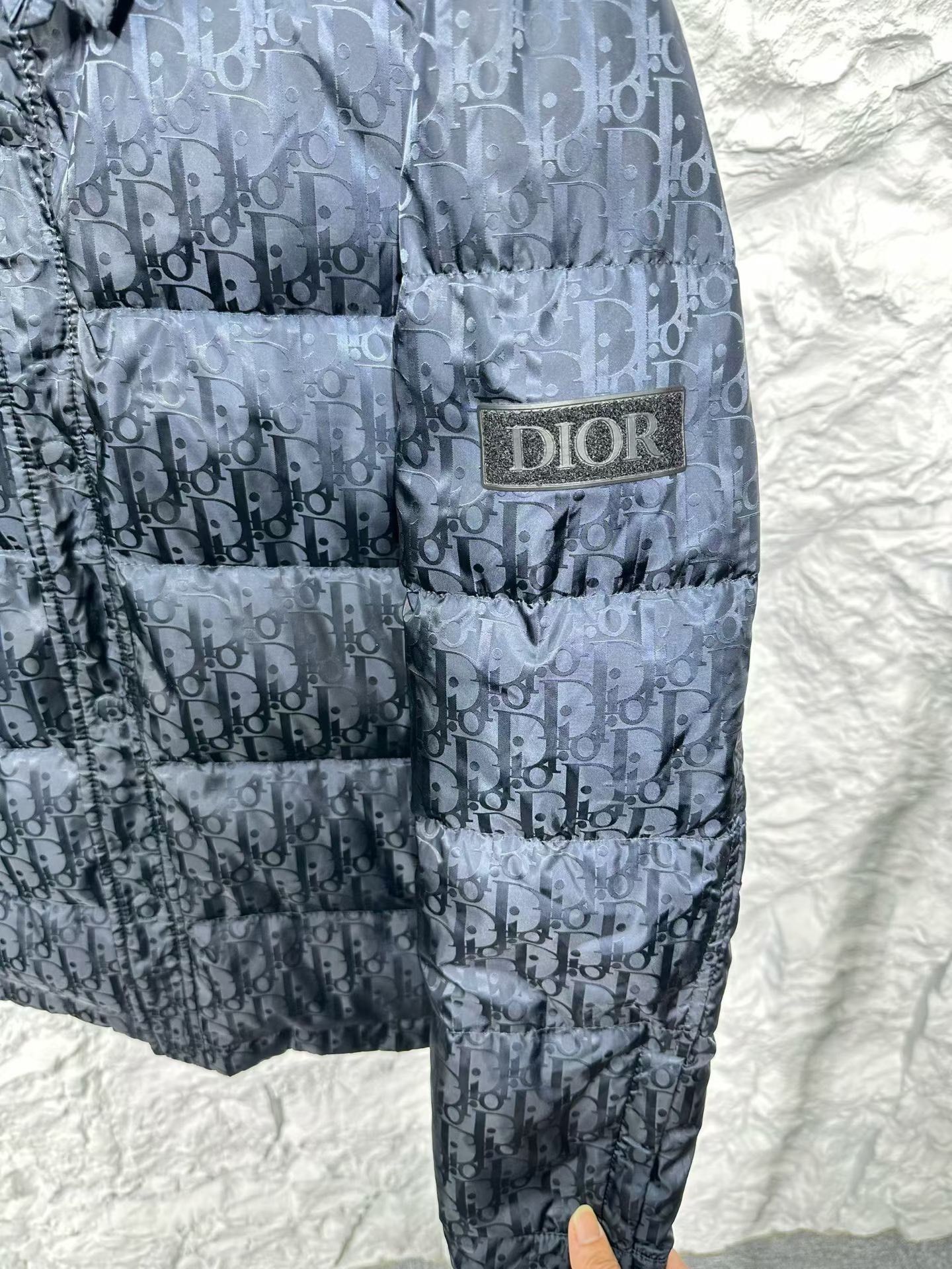 Dior Dior Oblique Jacquard Puffer Shirt Jacket 48 Size US M / EU 48-50 / 2 - 4 Thumbnail