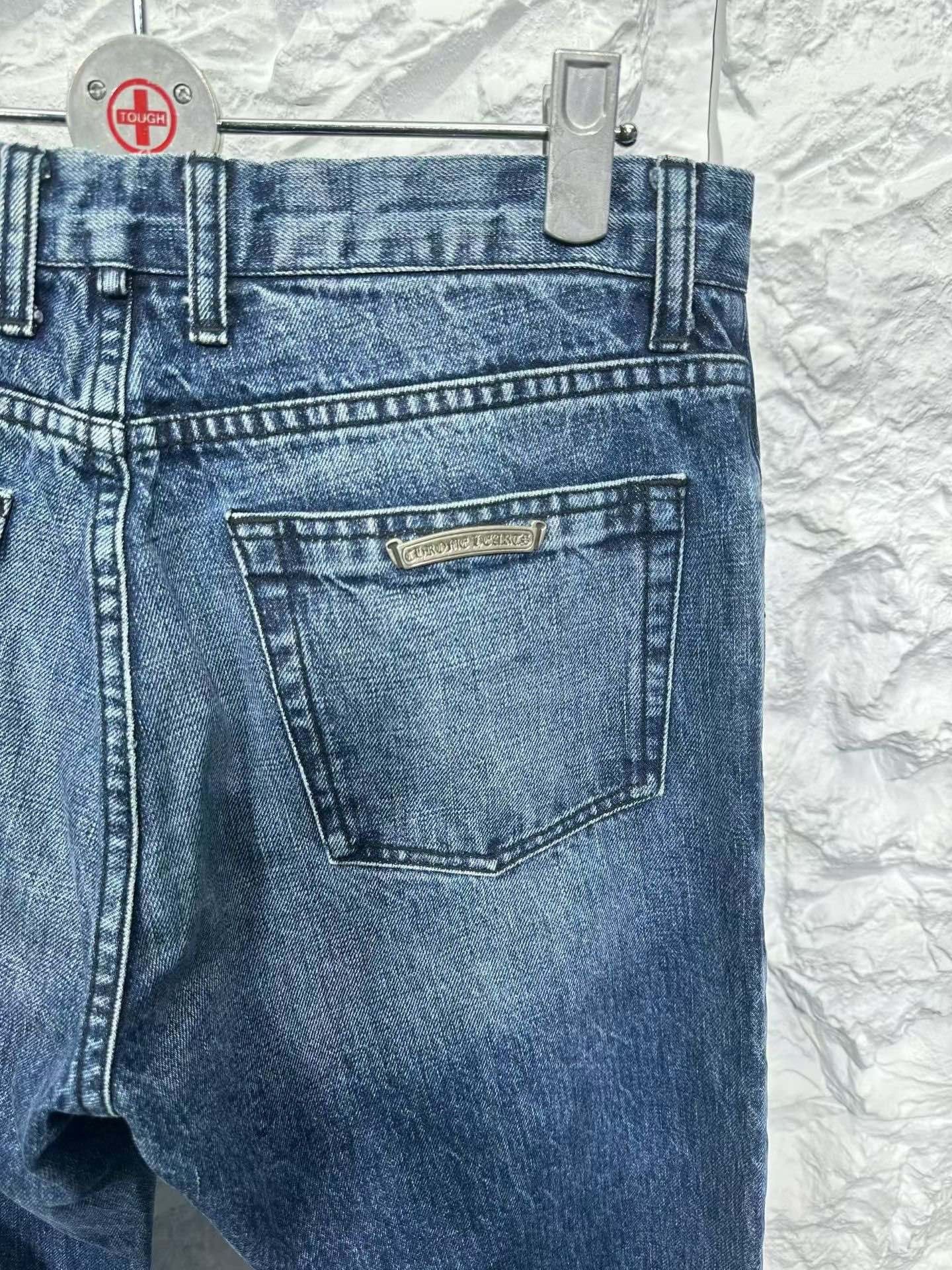 Chrome Hearts Chrome Hearts Blue Washed Carpenter Jeans 33 Size US 33 - 4 Thumbnail