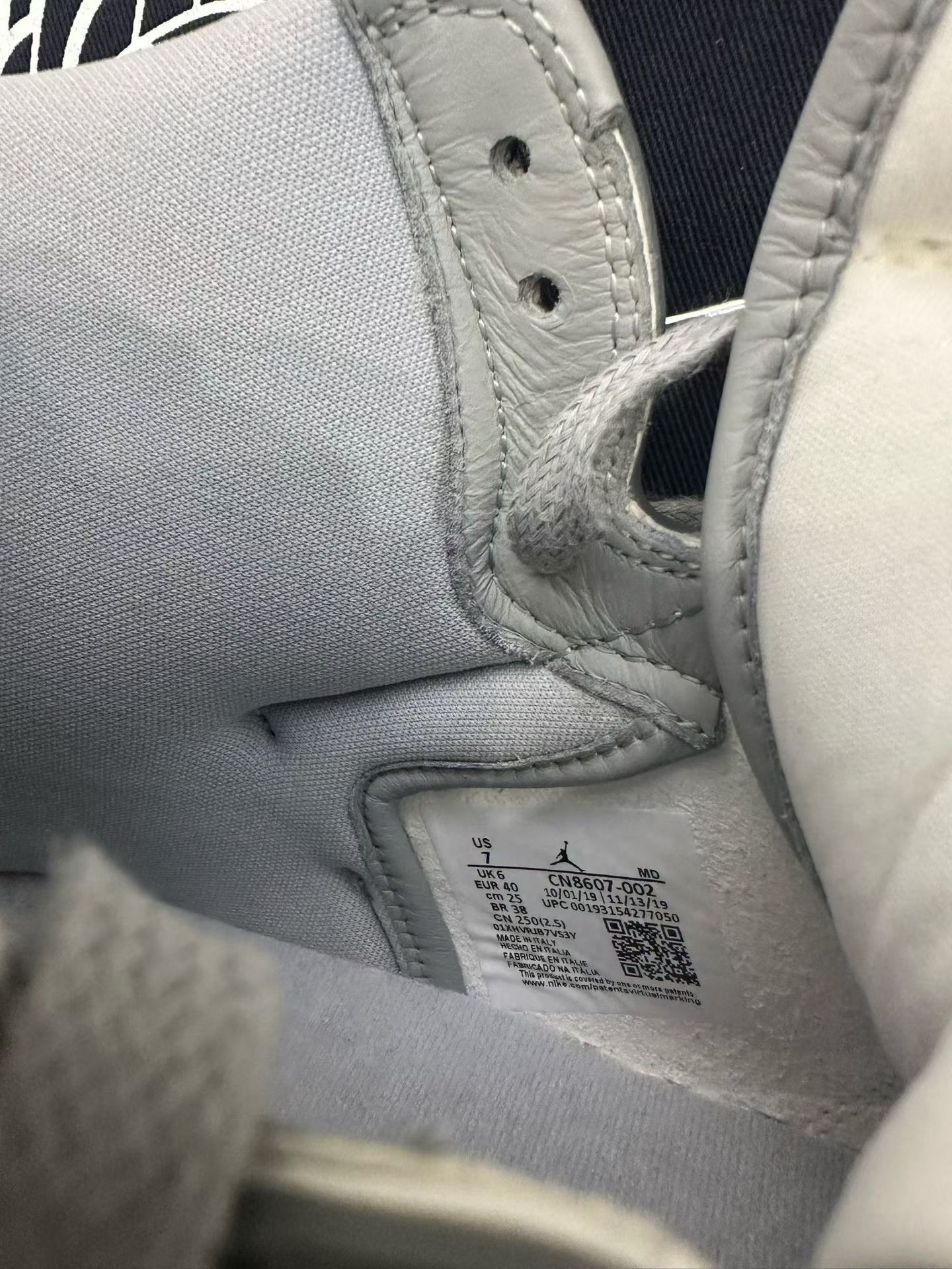 Dior Dior x Jordan Oblique High Sneakers 40 Size US 7 / EU 40 - 4 Thumbnail