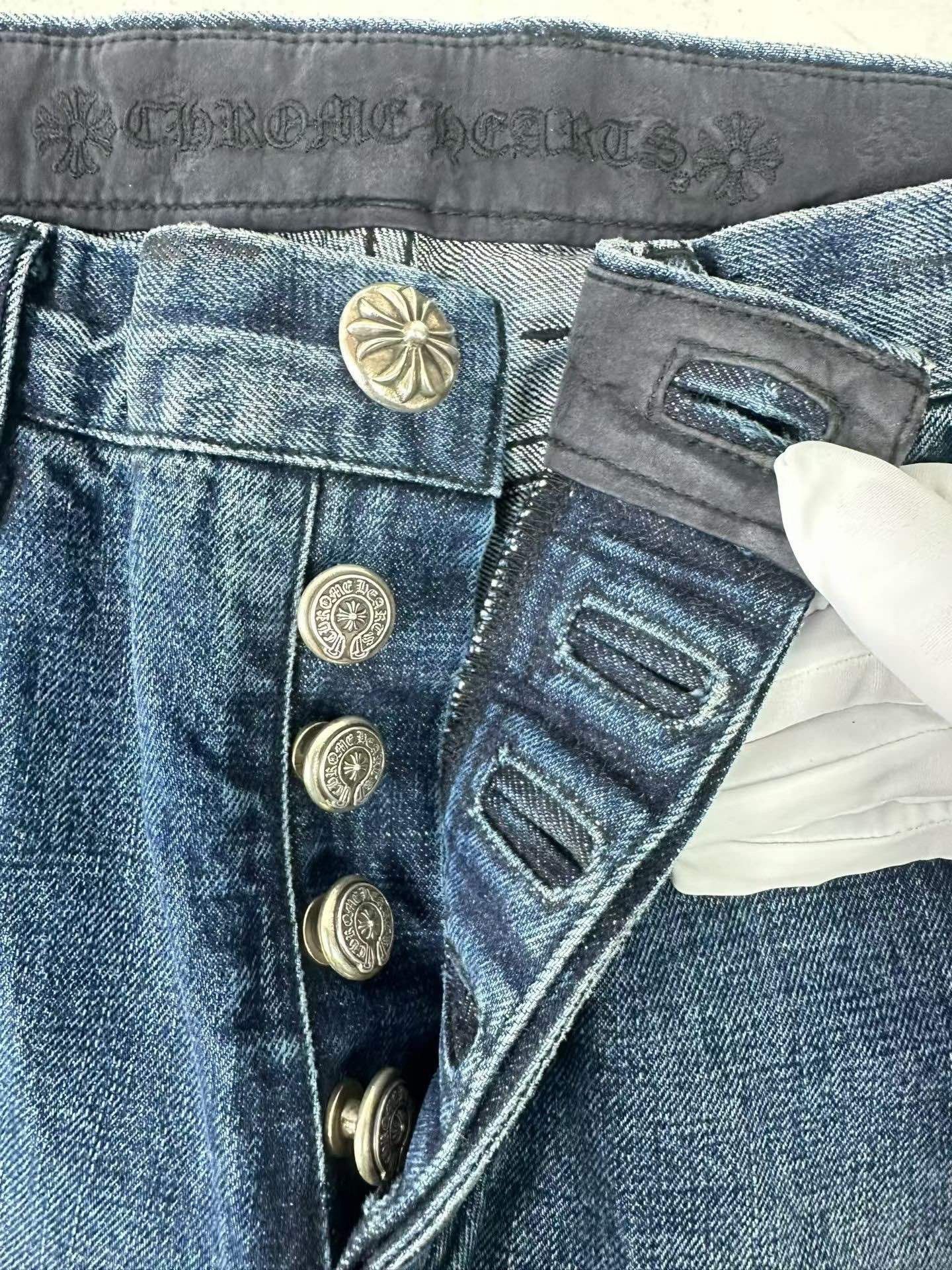 Chrome Hearts Chrome Hearts Carpenter Denim Jeans 33 Size US 33 - 5 Thumbnail